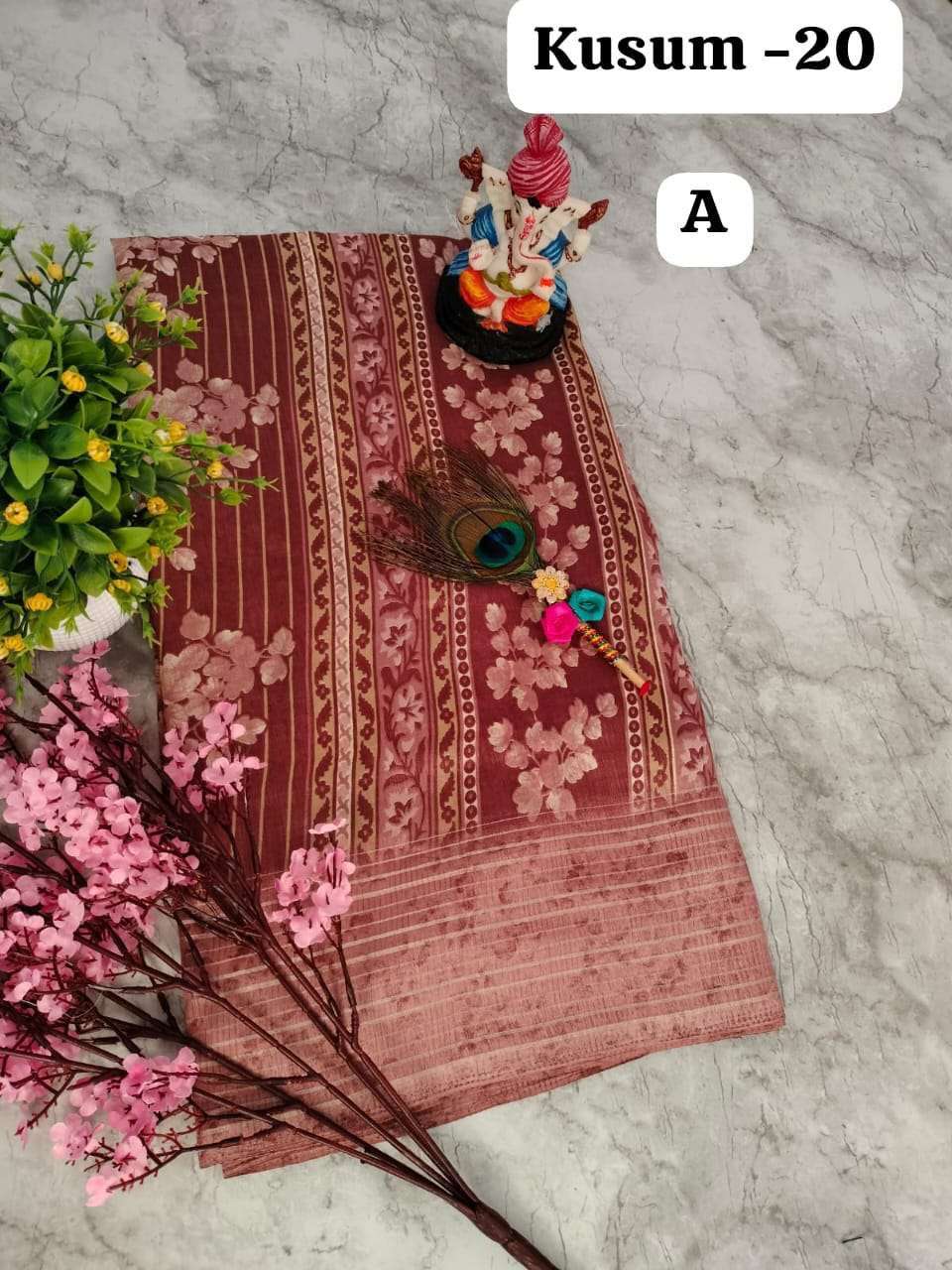 kalapvelly Kusum 20 corsa silk Fancy exclusive print design saree