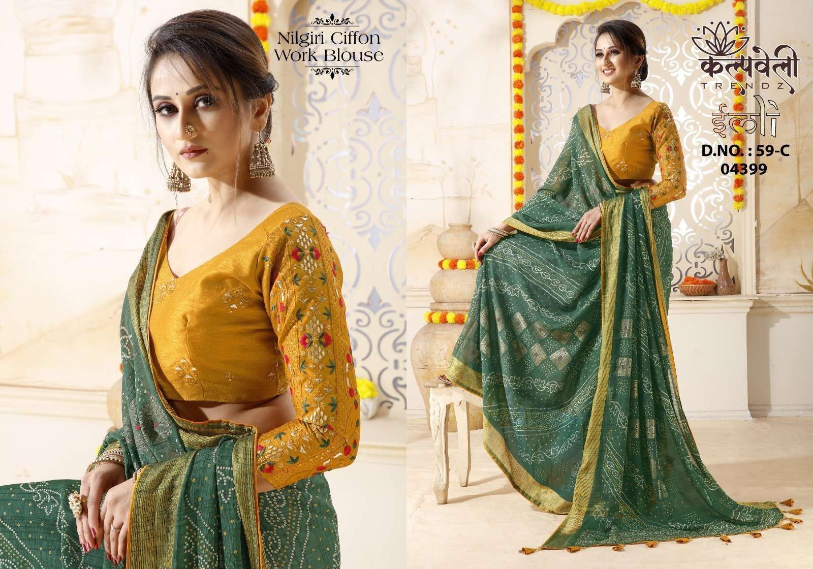 Chiffon Saree Collection – ThreadLooms