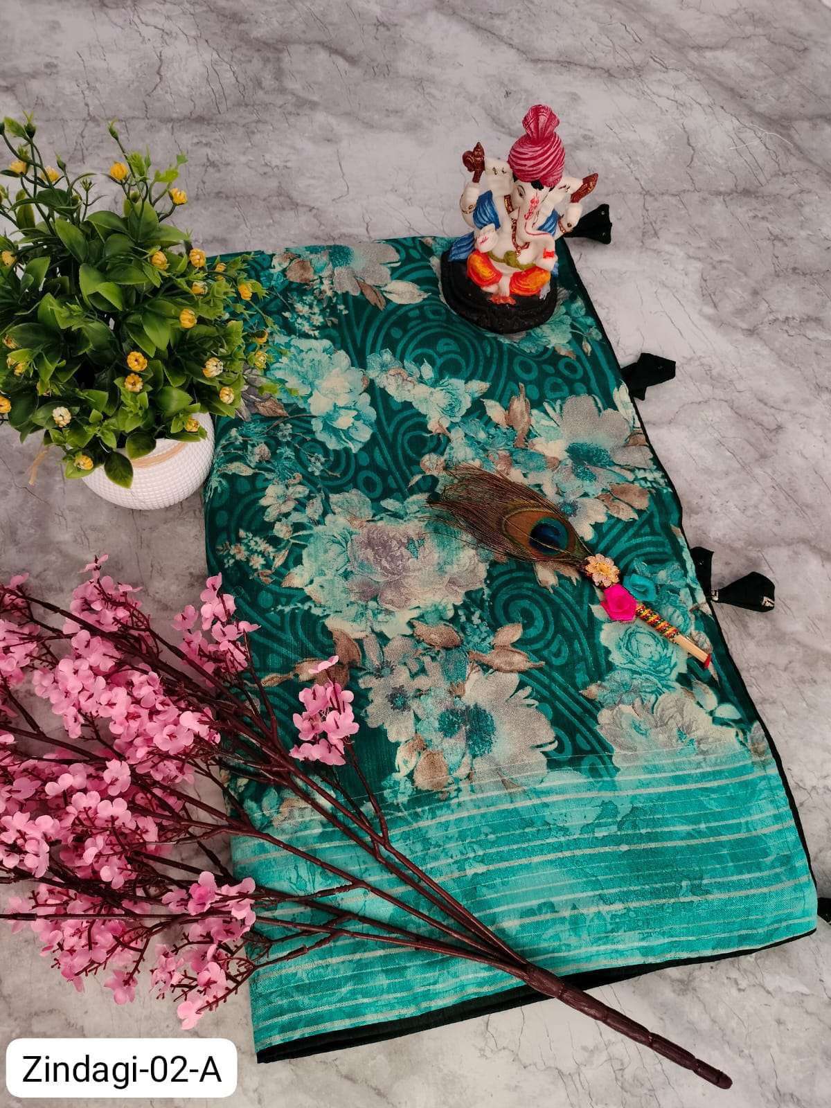 kalpavelly zindagi vol 02 corsa silk saree