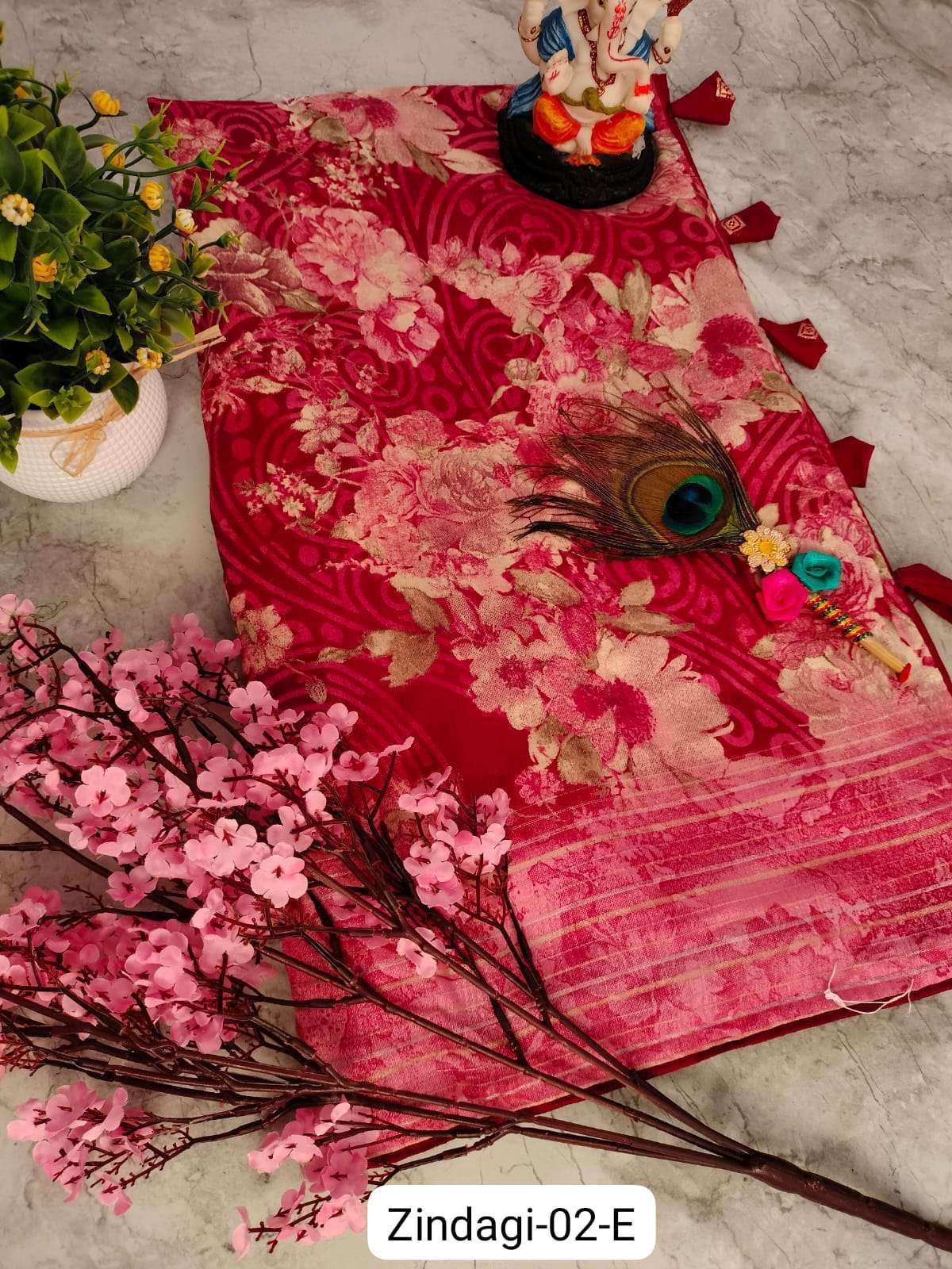 kalpavelly zindagi vol 02 corsa silk saree