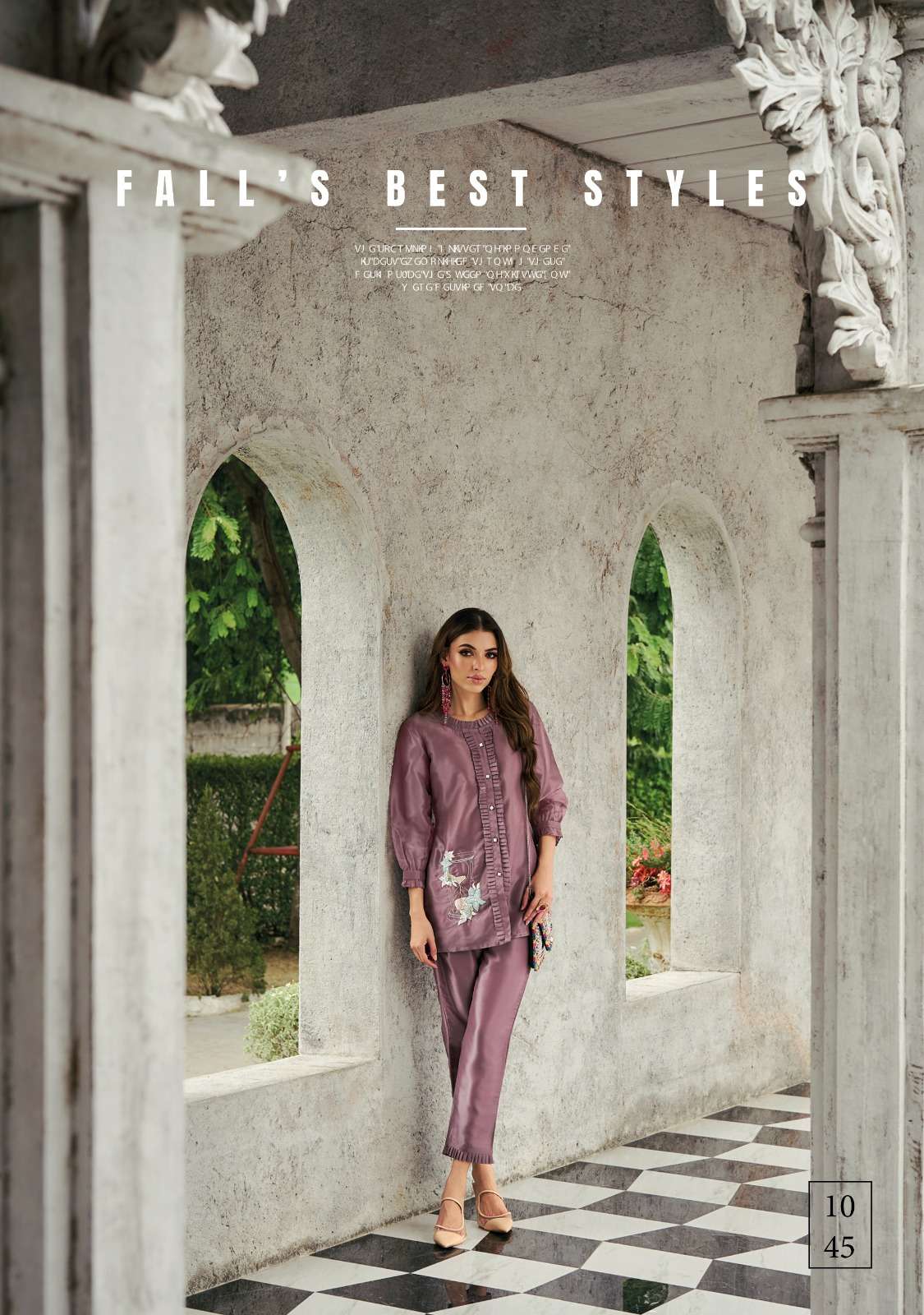 lady leela Pure Handwork on Viscose Organza co ord set