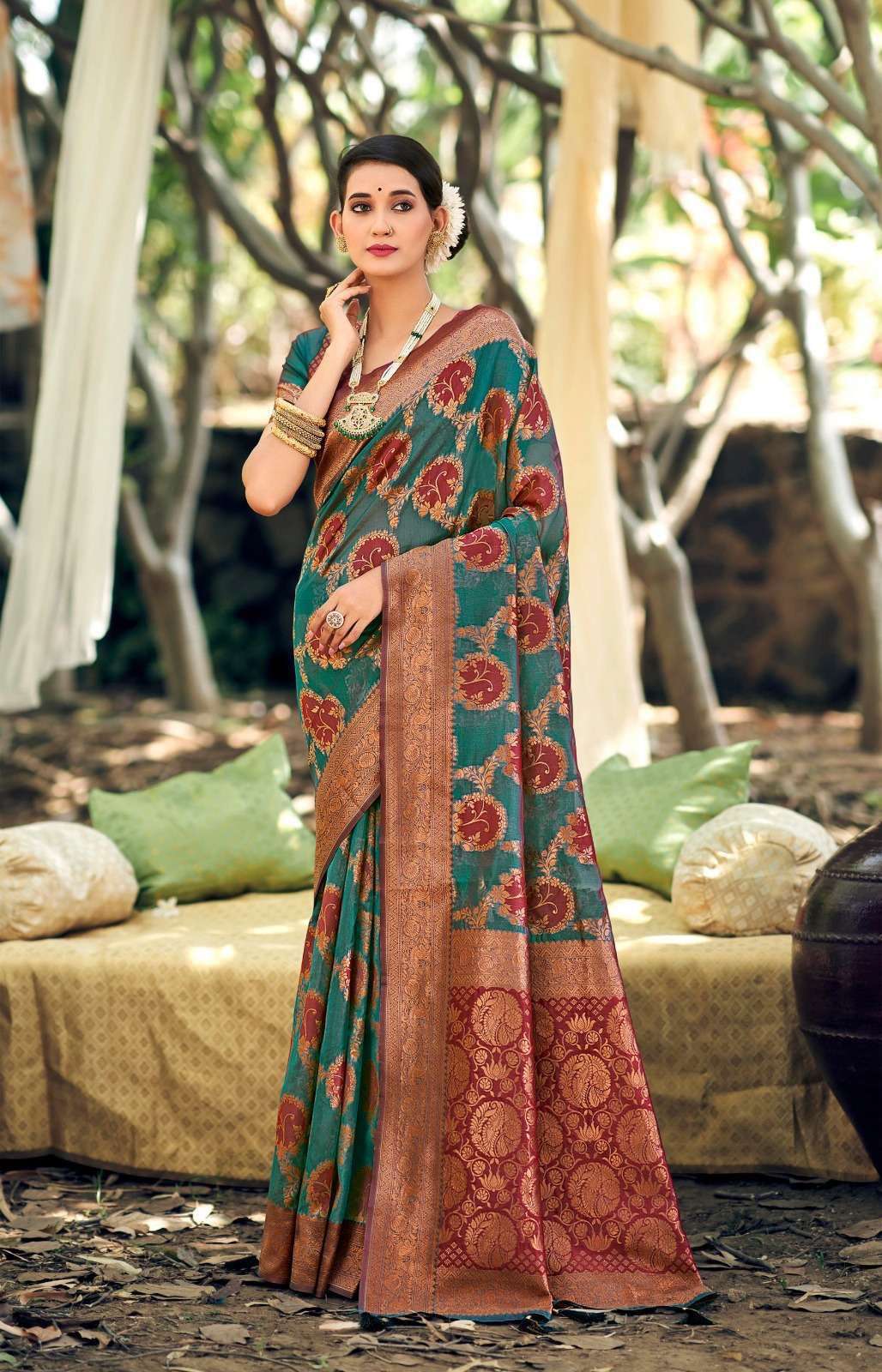 siddharth silk mills silk coromandel series 23001-23006 silk base saree