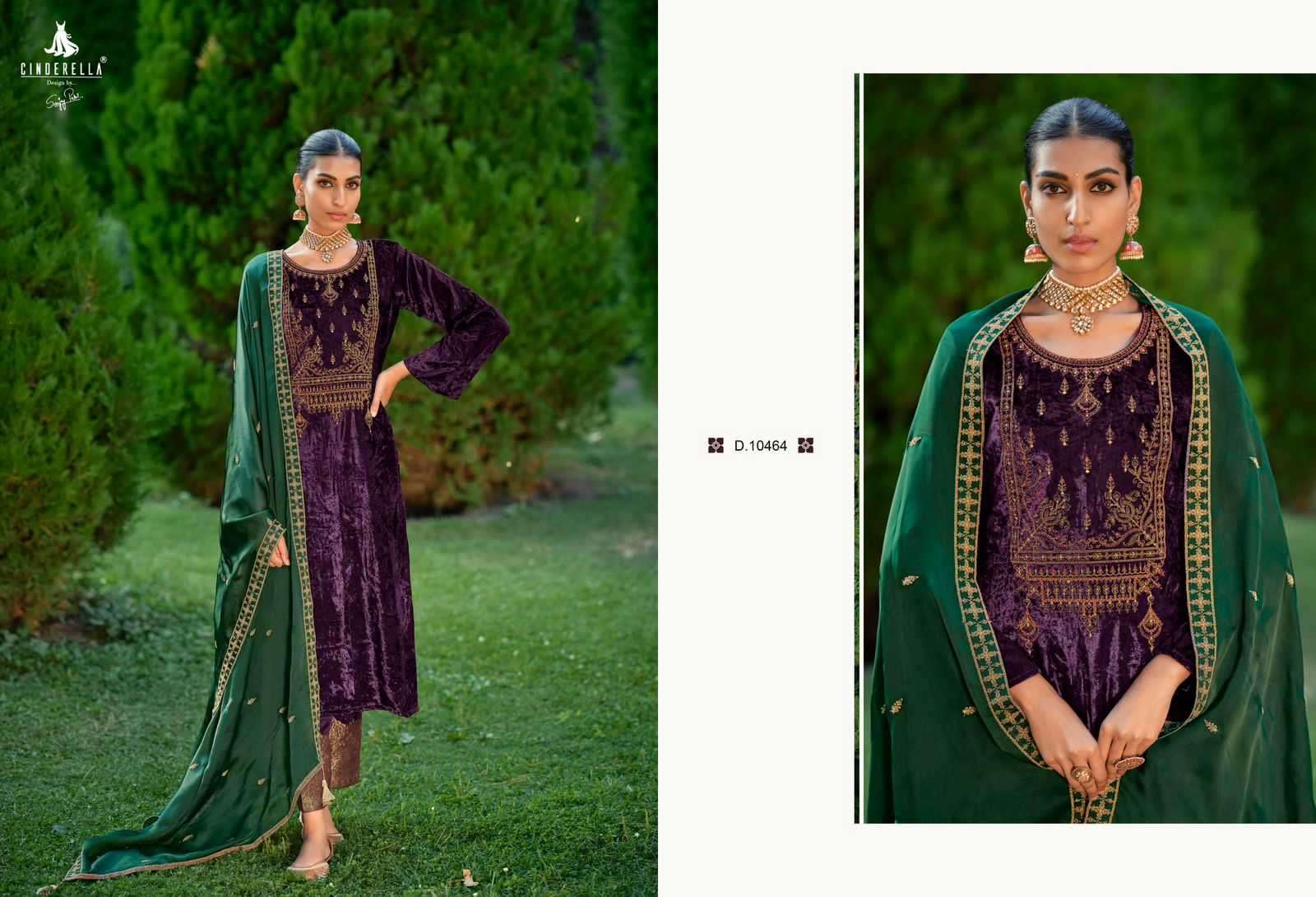 cinderella calista series 10461-10468 pure Munich viscose velvet suit