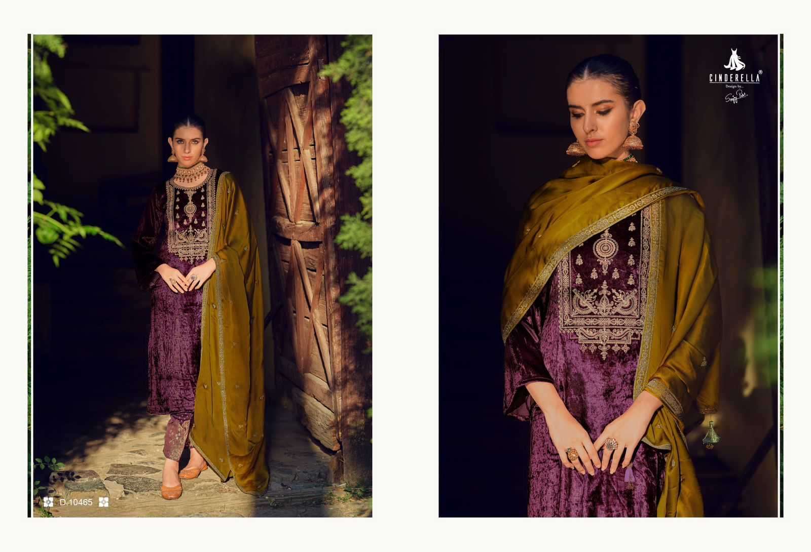 cinderella calista series 10461-10468 pure Munich viscose velvet suit
