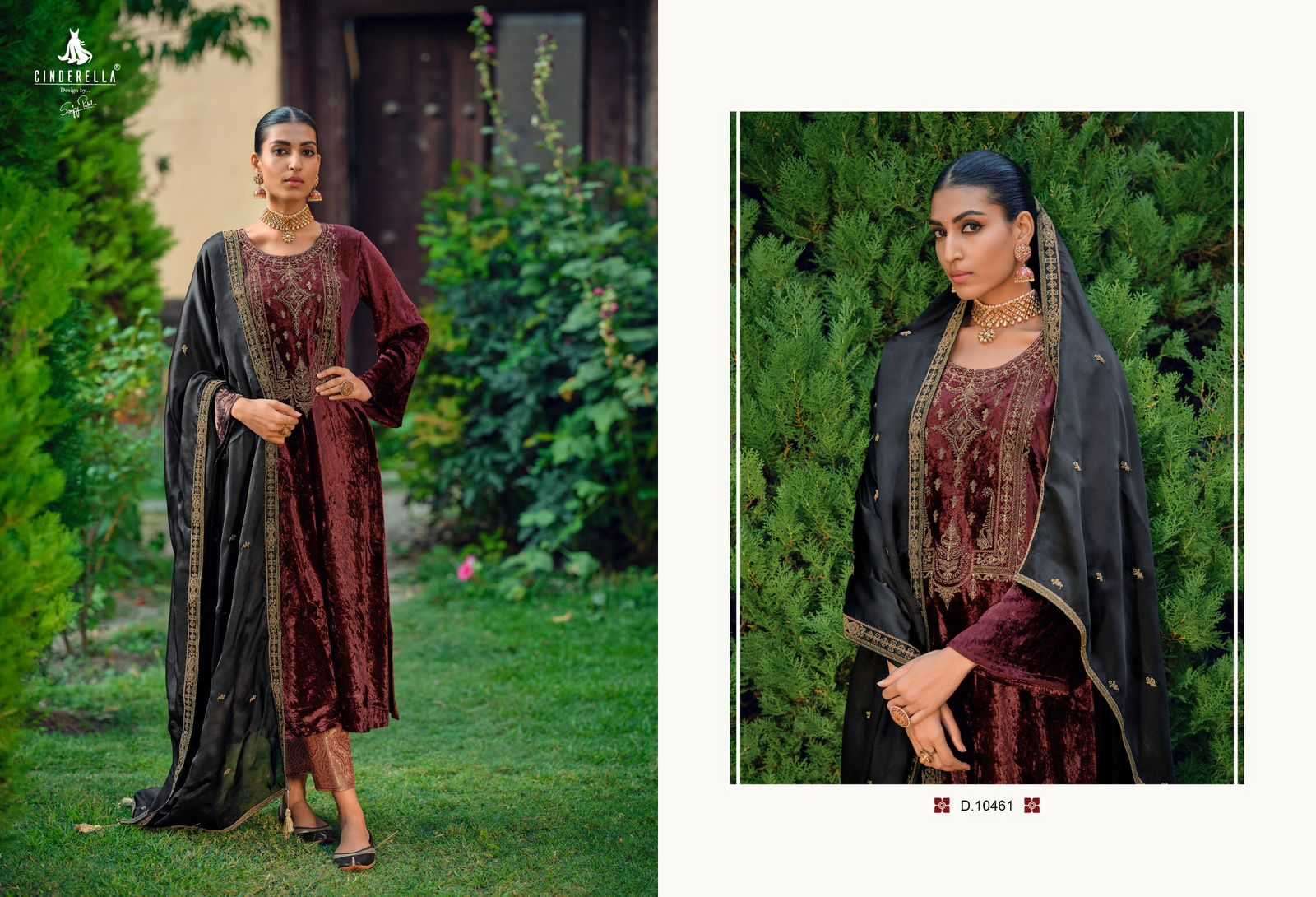 cinderella calista series 10461-10468 pure Munich viscose velvet suit