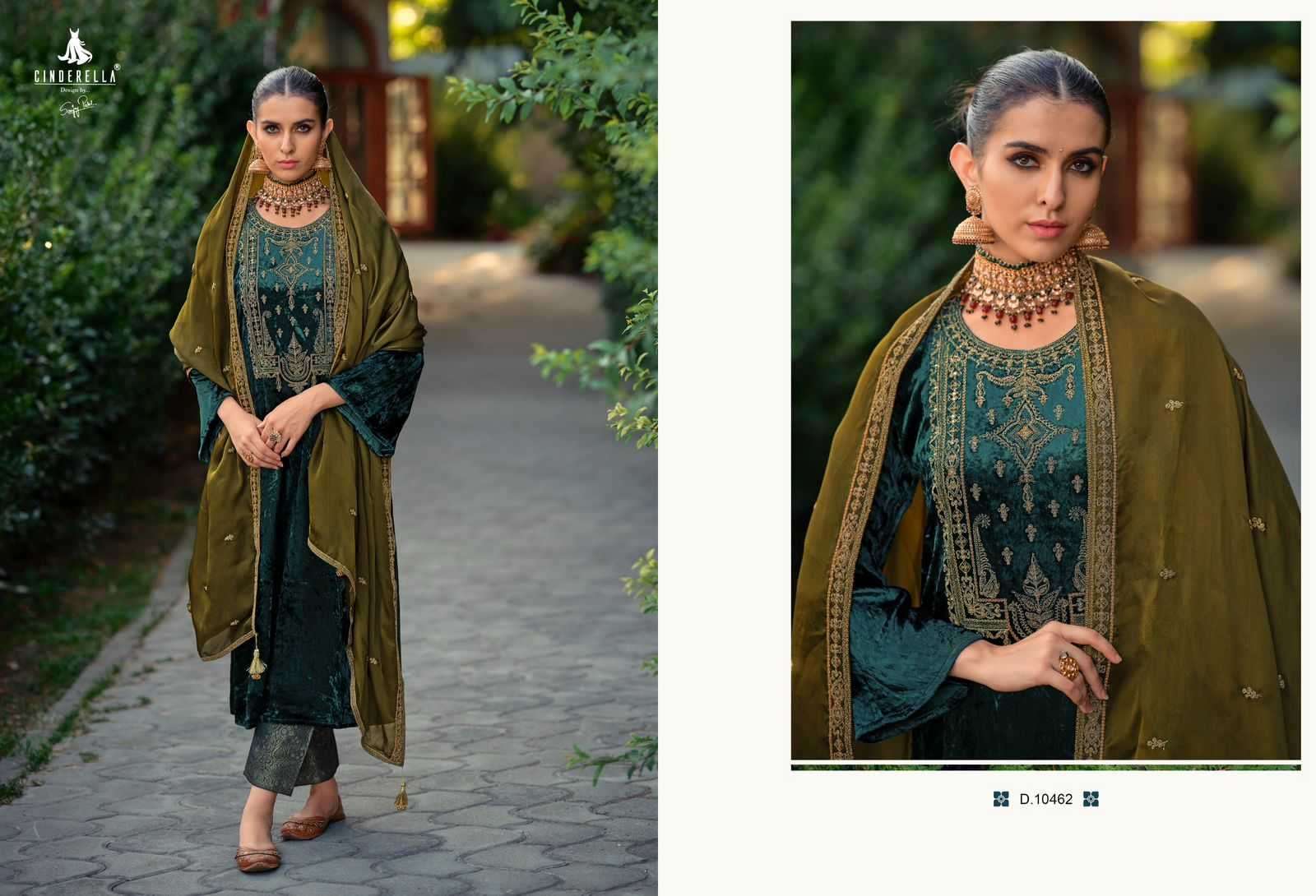 cinderella calista series 10461-10468 pure Munich viscose velvet suit