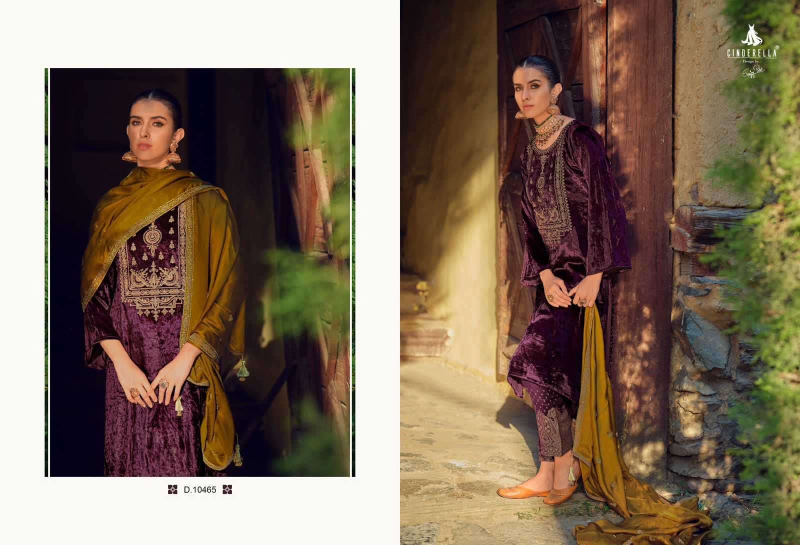cinderella calista series 10461-10468 pure Munich viscose velvet suit