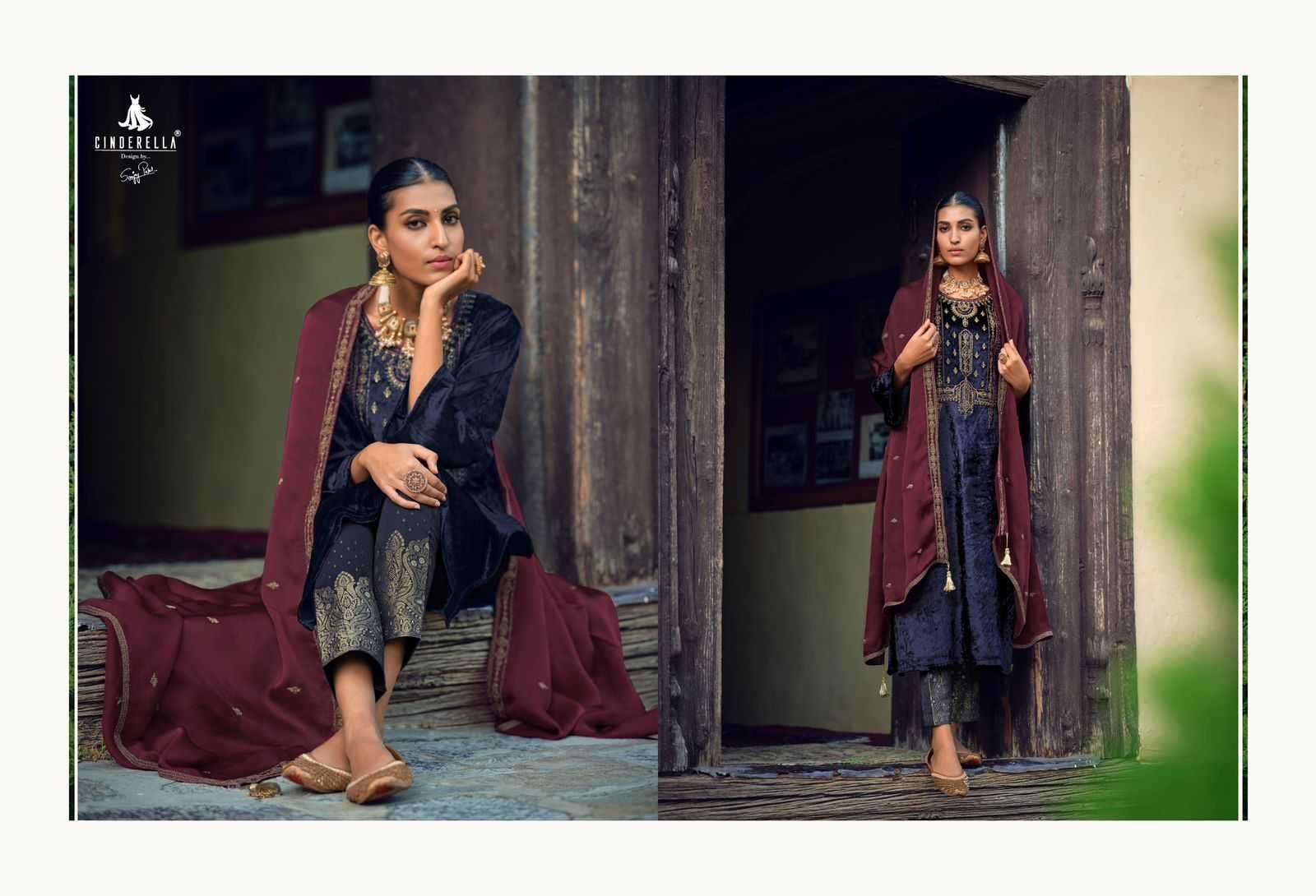 cinderella calista series 10461-10468 pure Munich viscose velvet suit