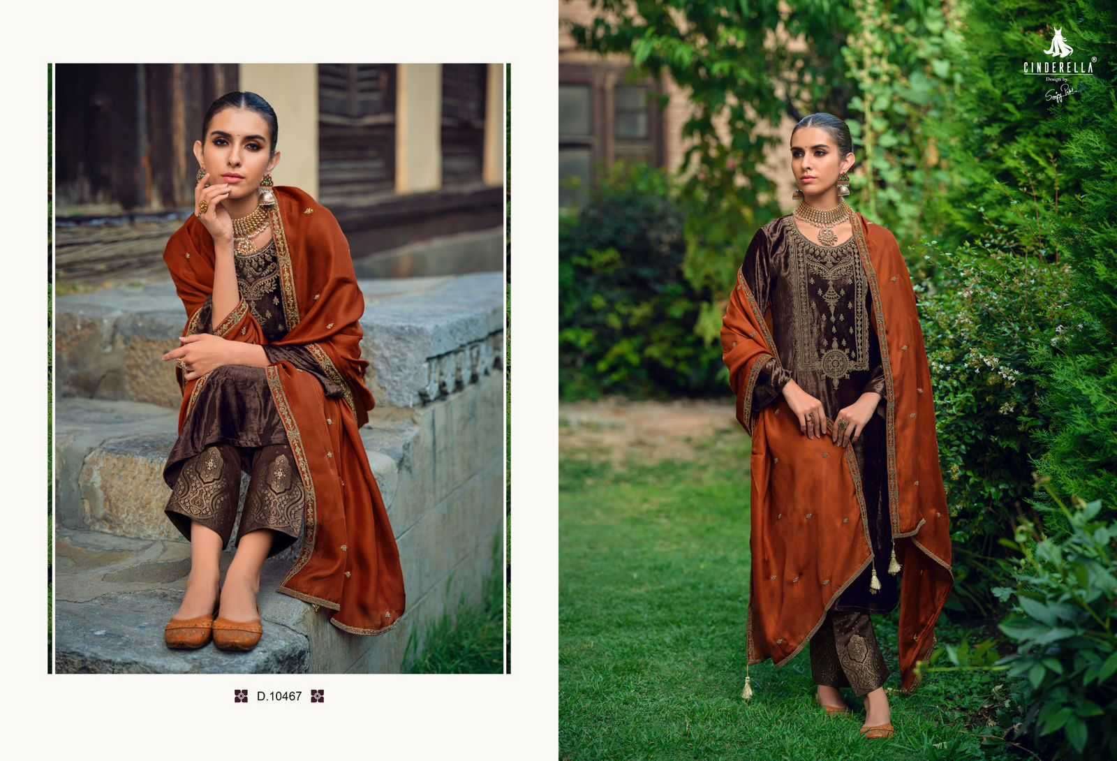 cinderella calista series 10461-10468 pure Munich viscose velvet suit