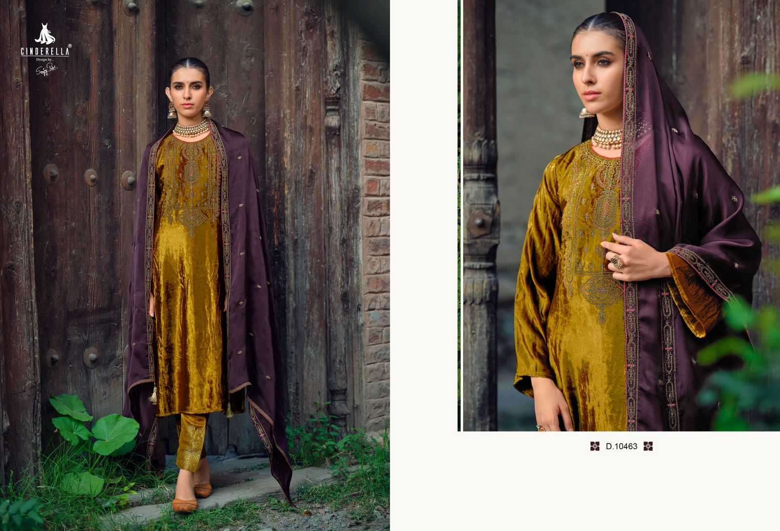 cinderella calista series 10461-10468 pure Munich viscose velvet suit