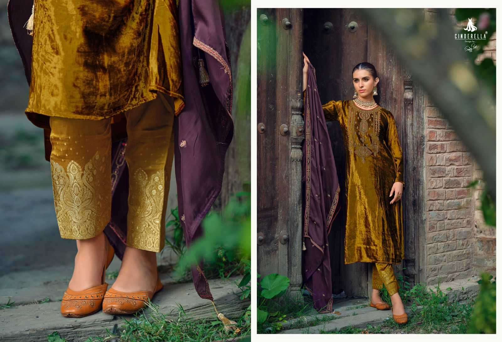 cinderella calista series 10461-10468 pure Munich viscose velvet suit