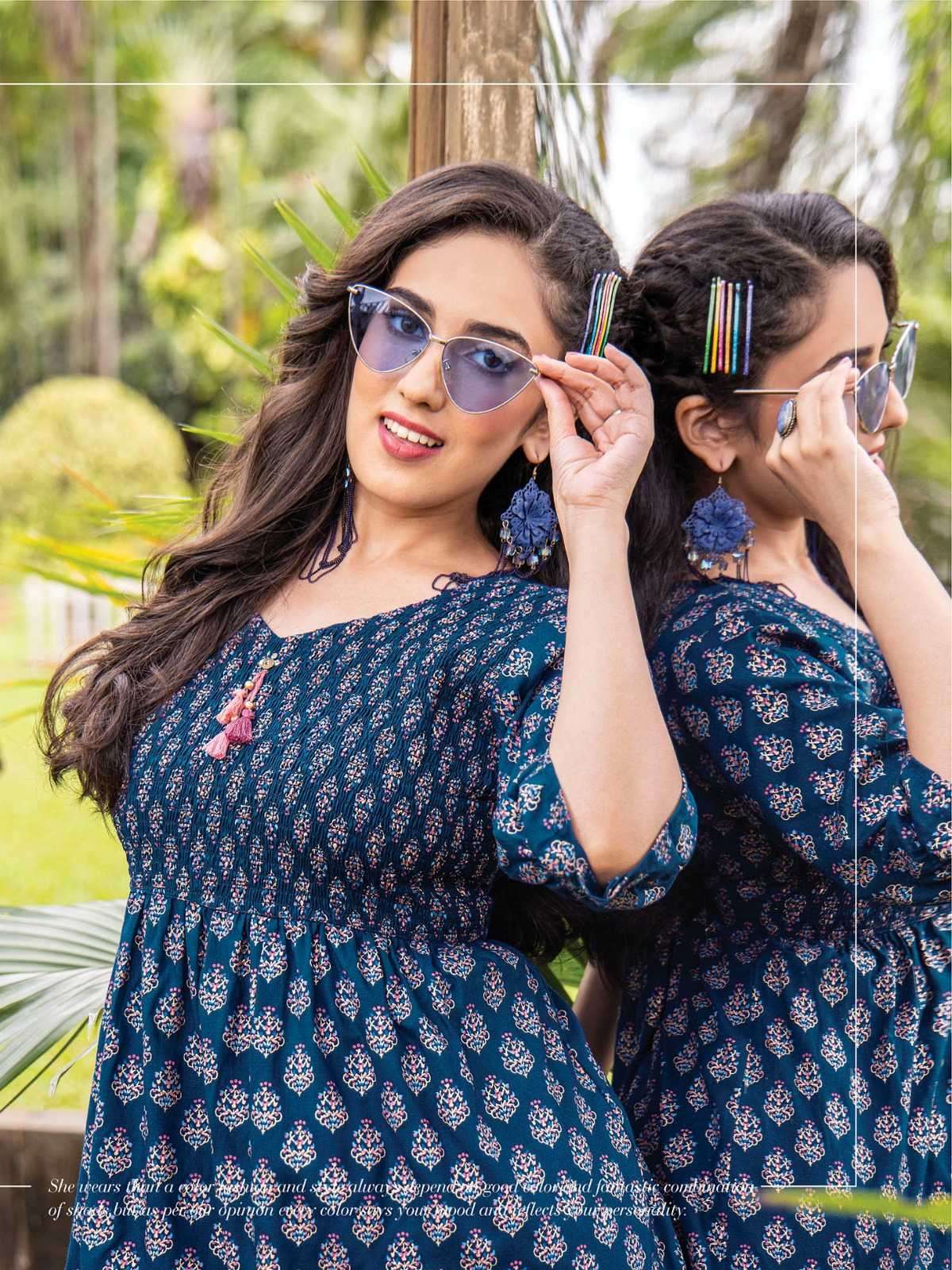 heritage candy vol 2 series 201-207 rayon slub kurti