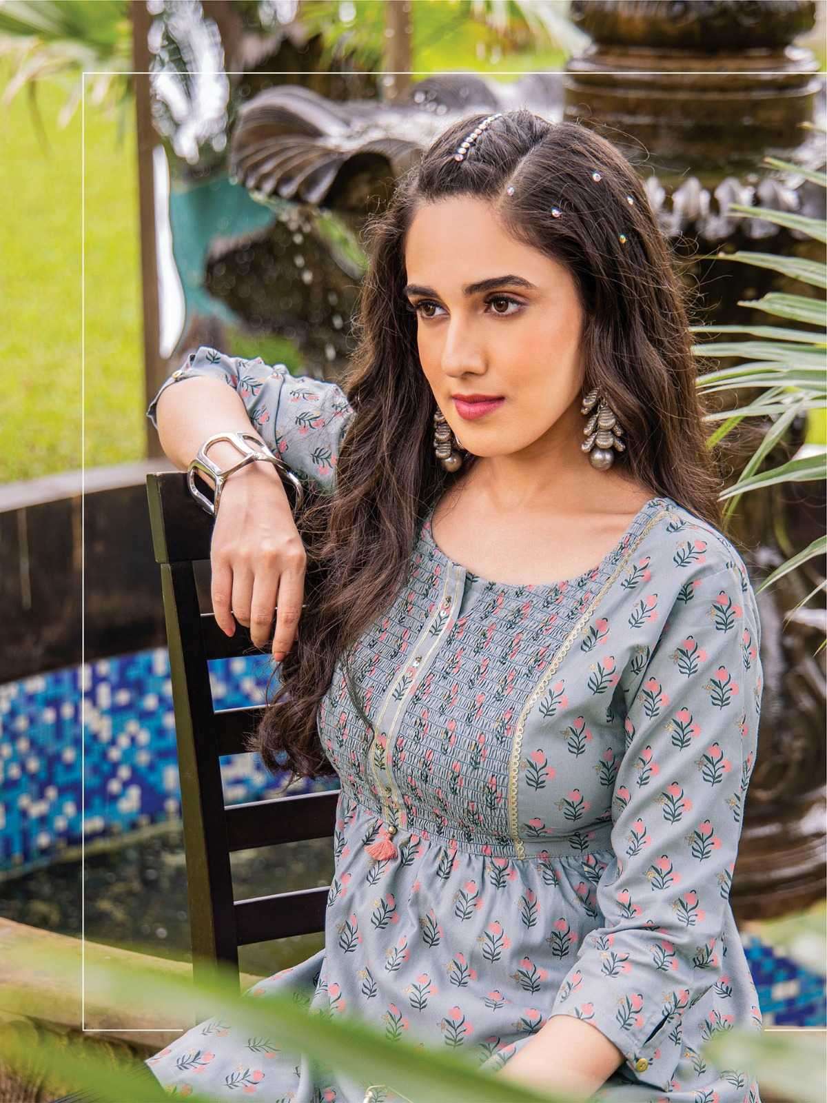 heritage candy vol 2 series 201-207 rayon slub kurti