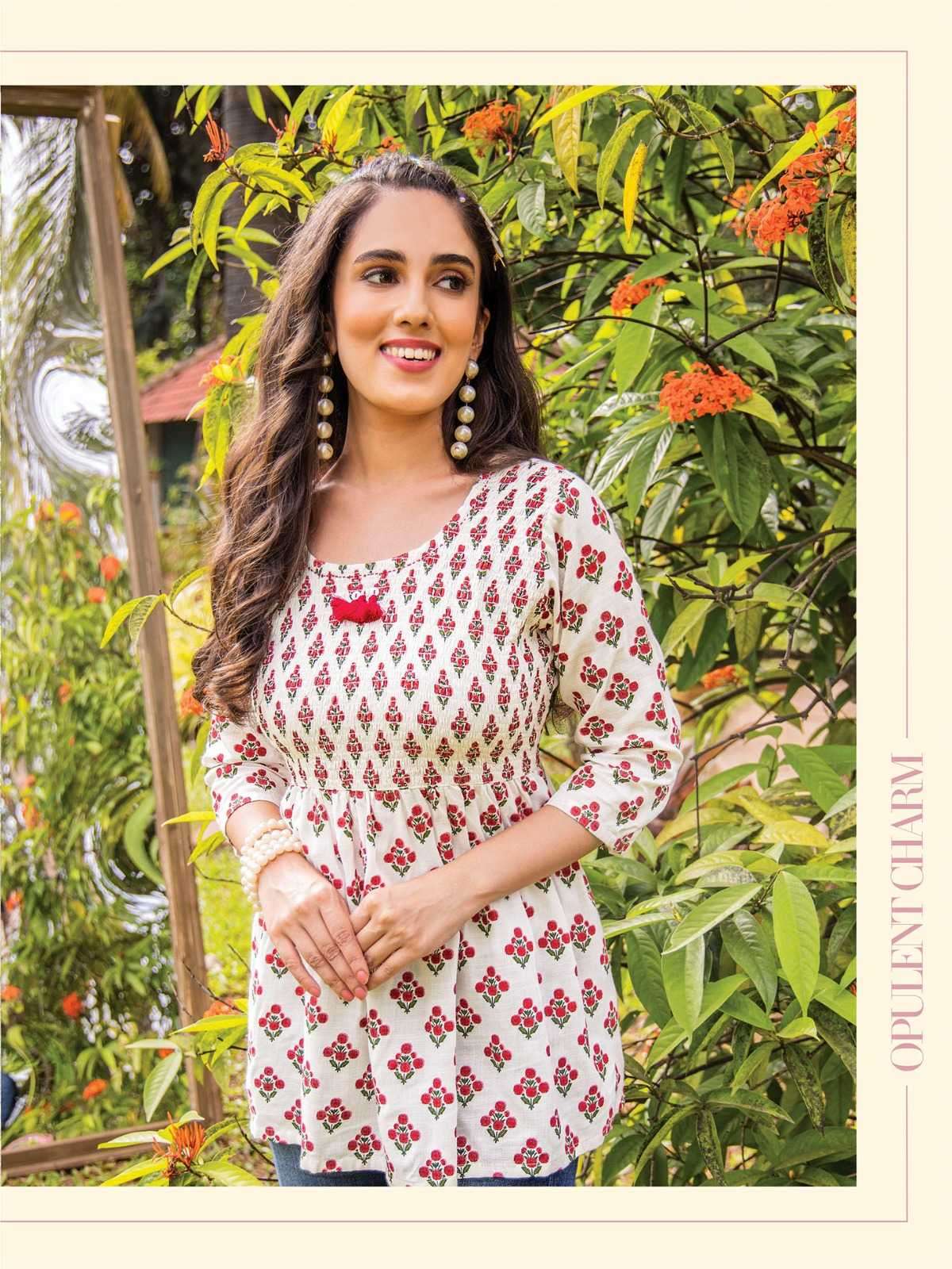 heritage candy vol 2 series 201-207 rayon slub kurti