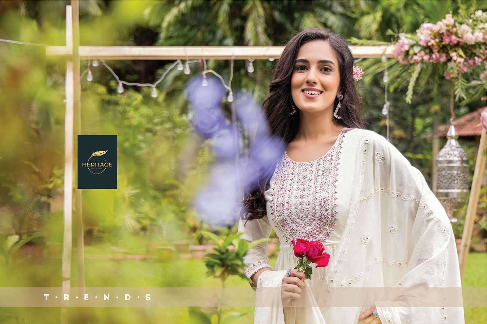 heritage creation zoya series 101-105 premium chanderi silk suit 