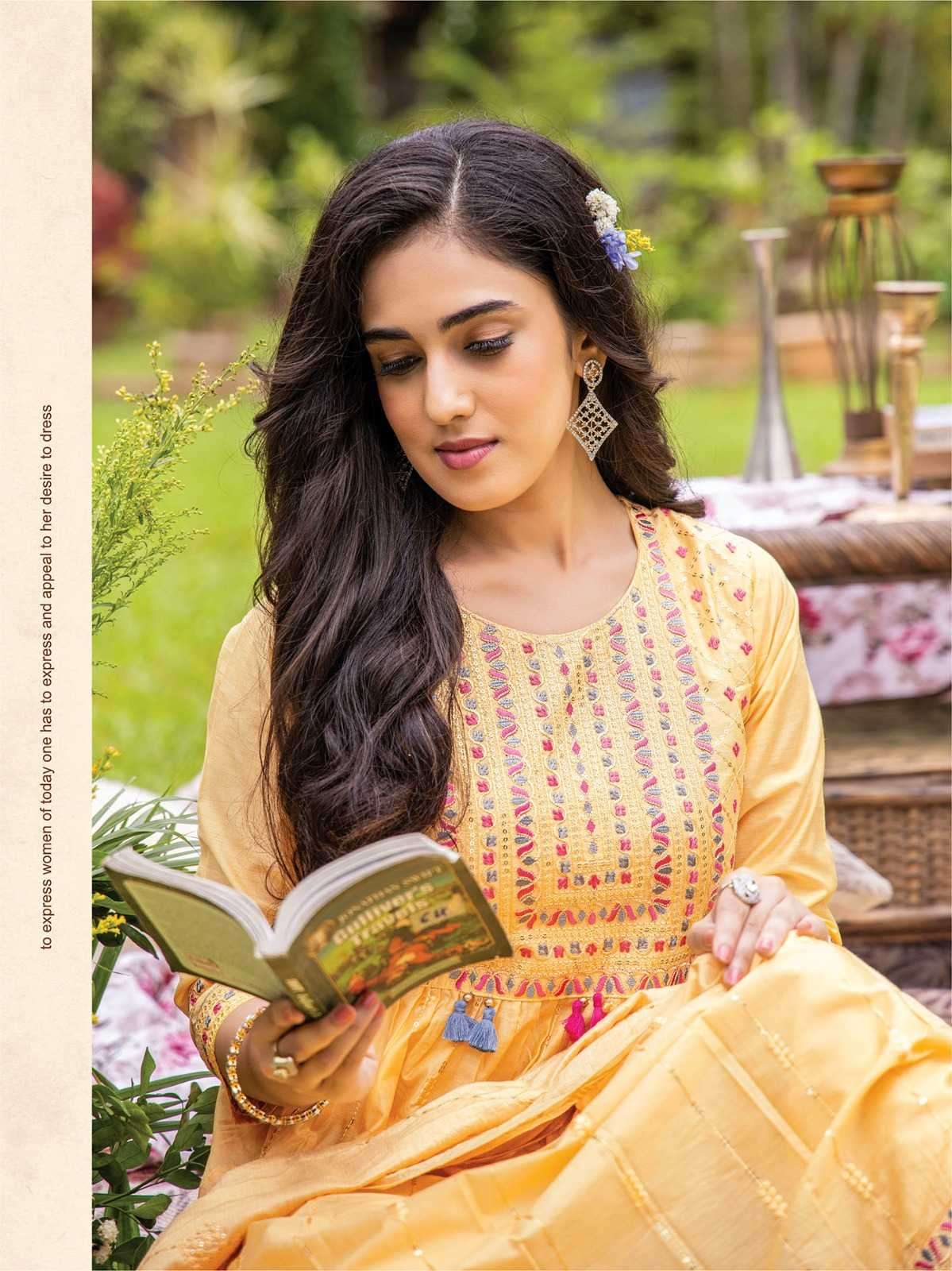heritage creation zoya series 101-105 premium chanderi silk suit 