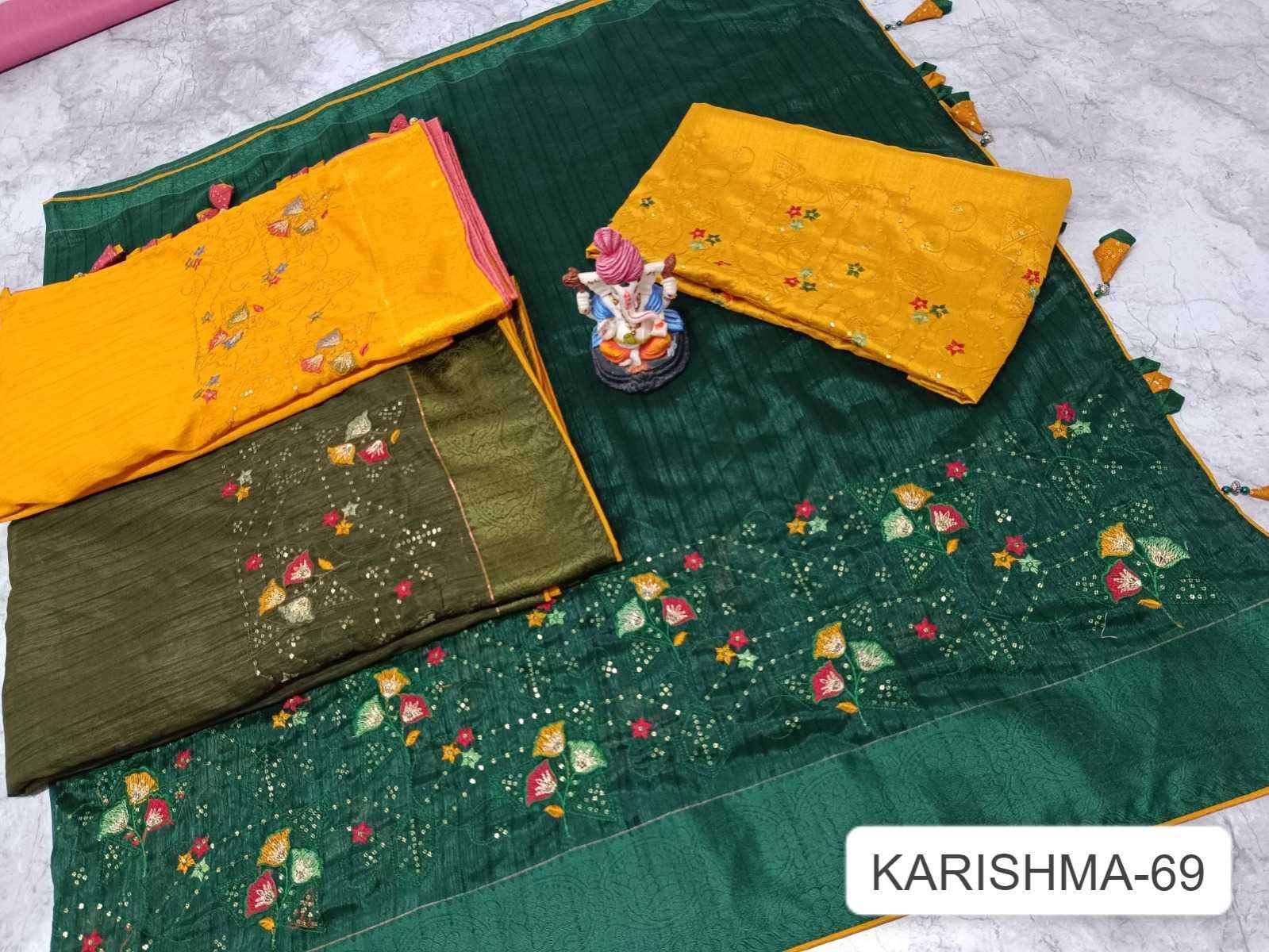 kalpavalley trendz karisma 69 cora silk saree