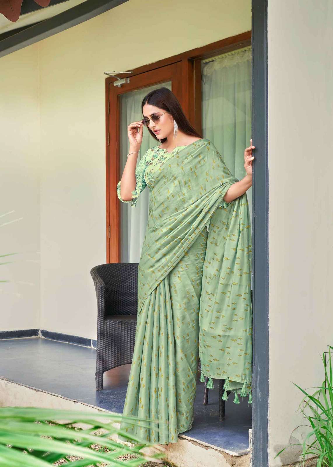 siddharth silk mills sandy coral vol 1 series 5001-5006 fancy saree