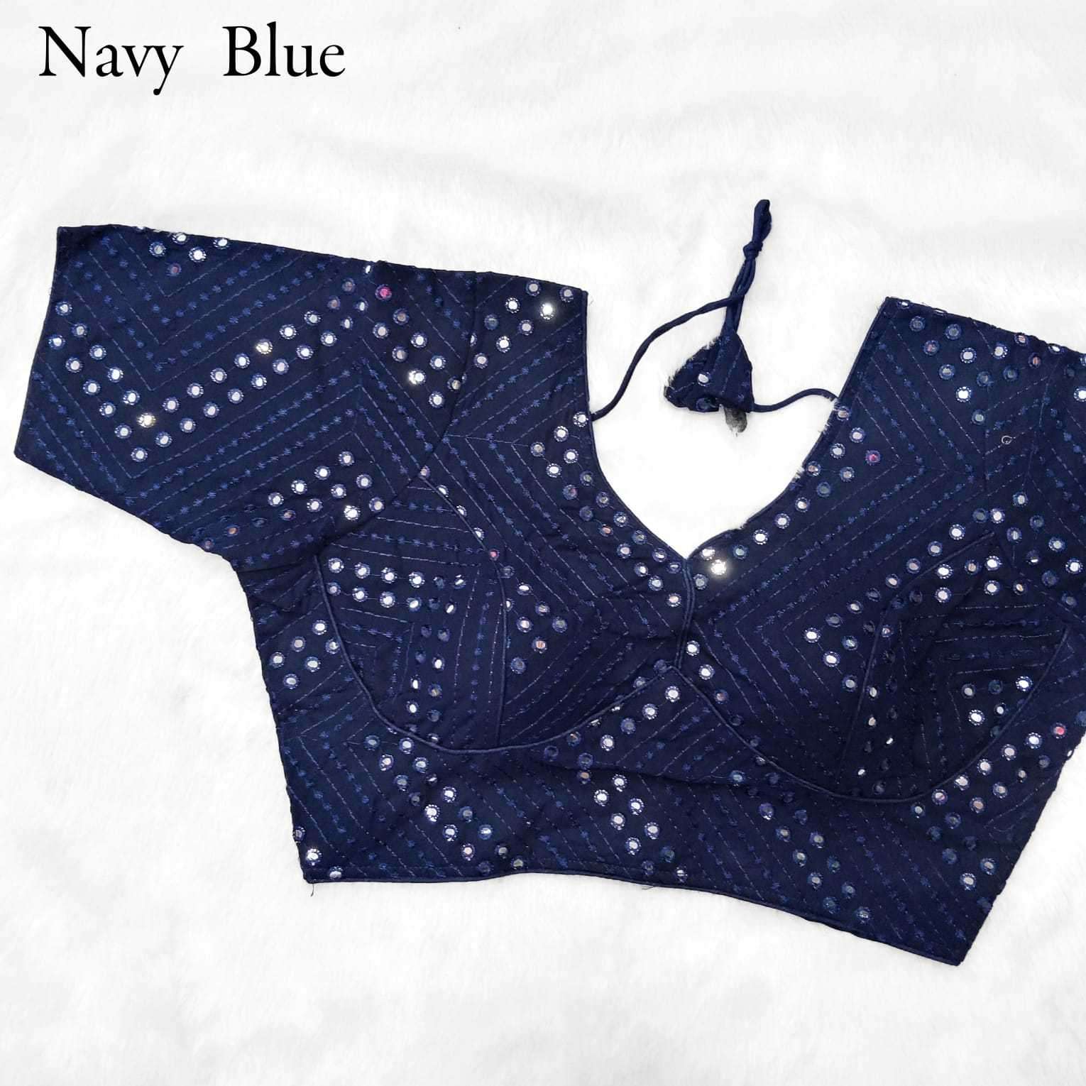 pr georgette mirror work embriodery suit 