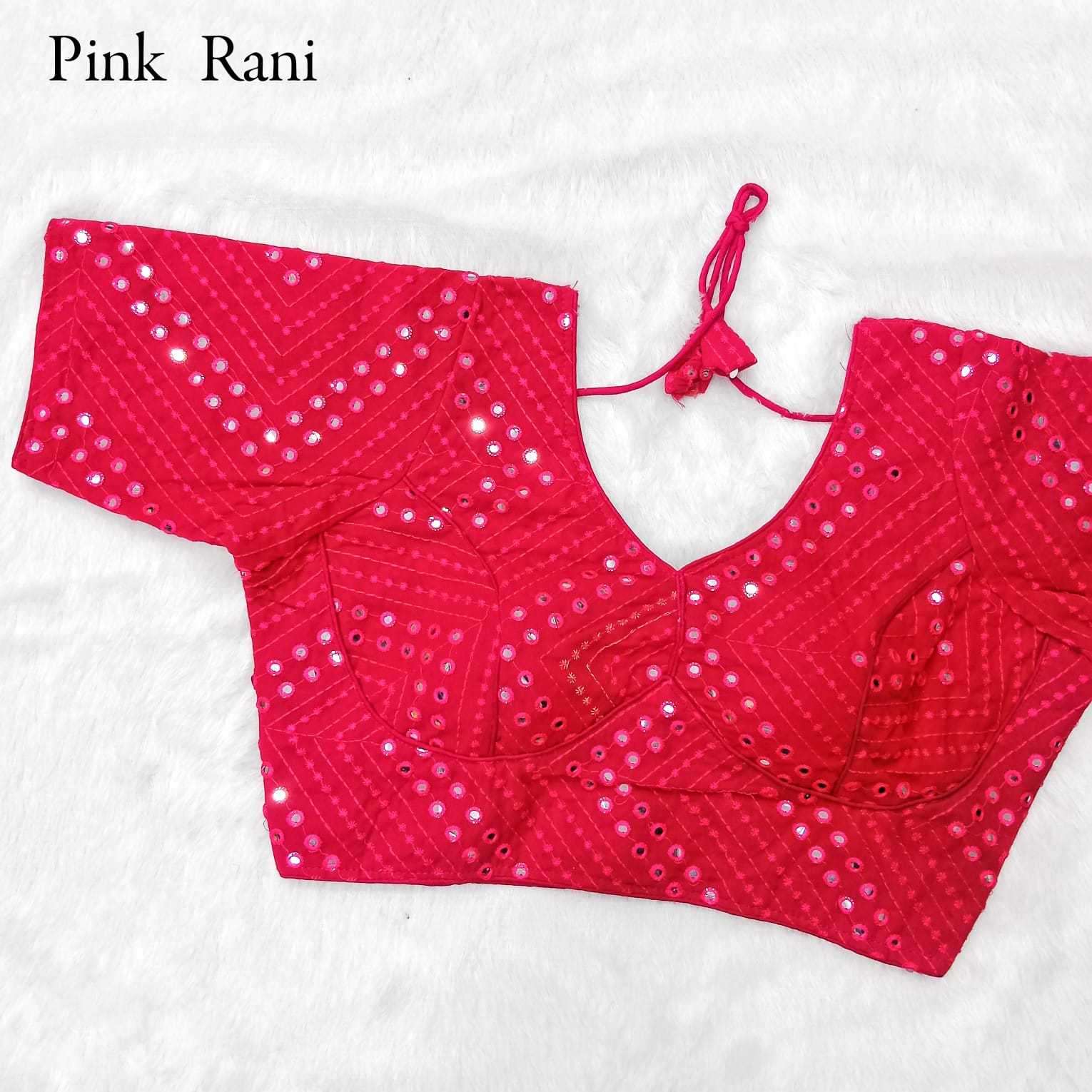 pr georgette mirror work embriodery suit 