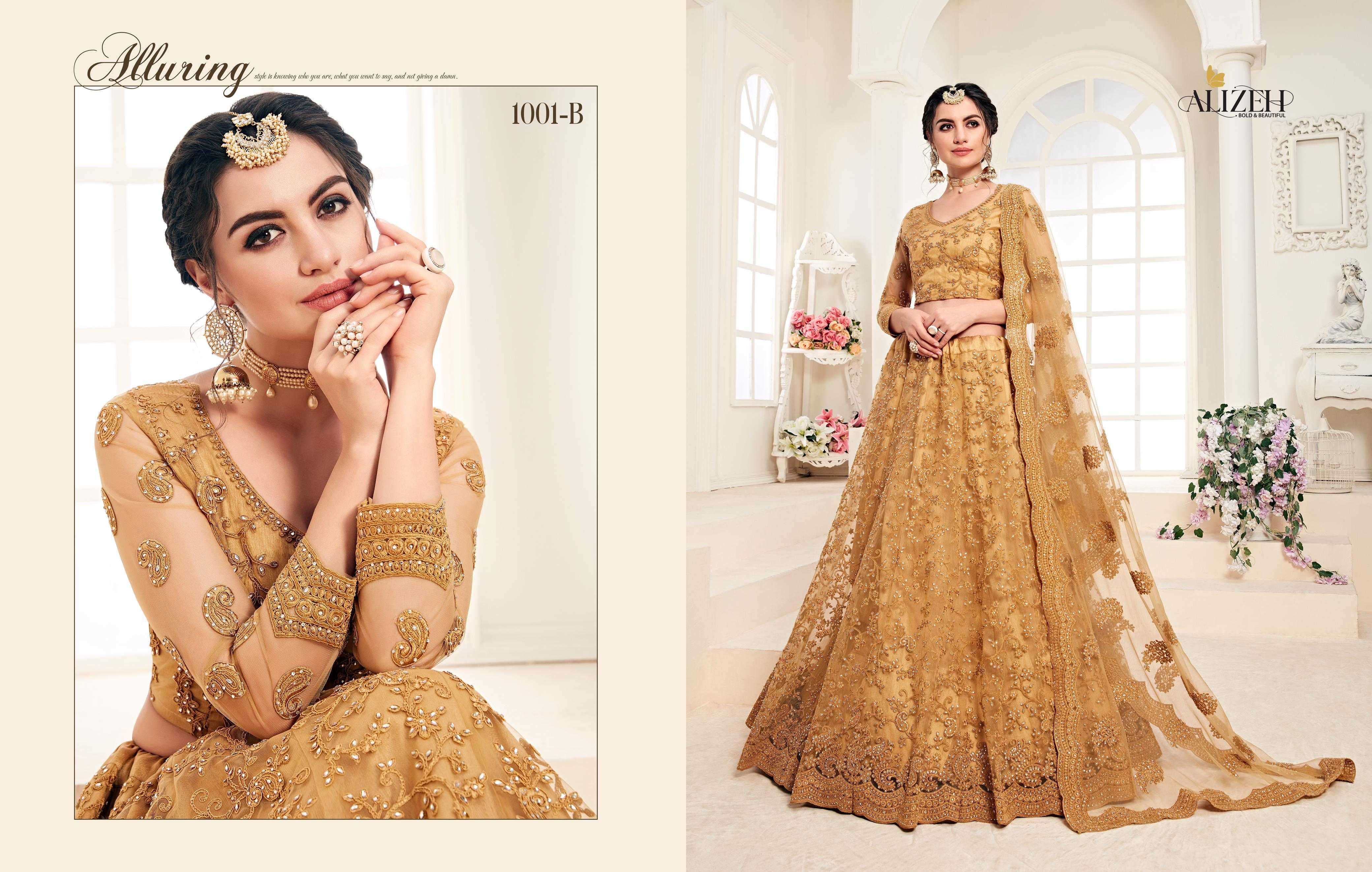 alizeh bridal heritage 1001 b Butterfly Net lehenga