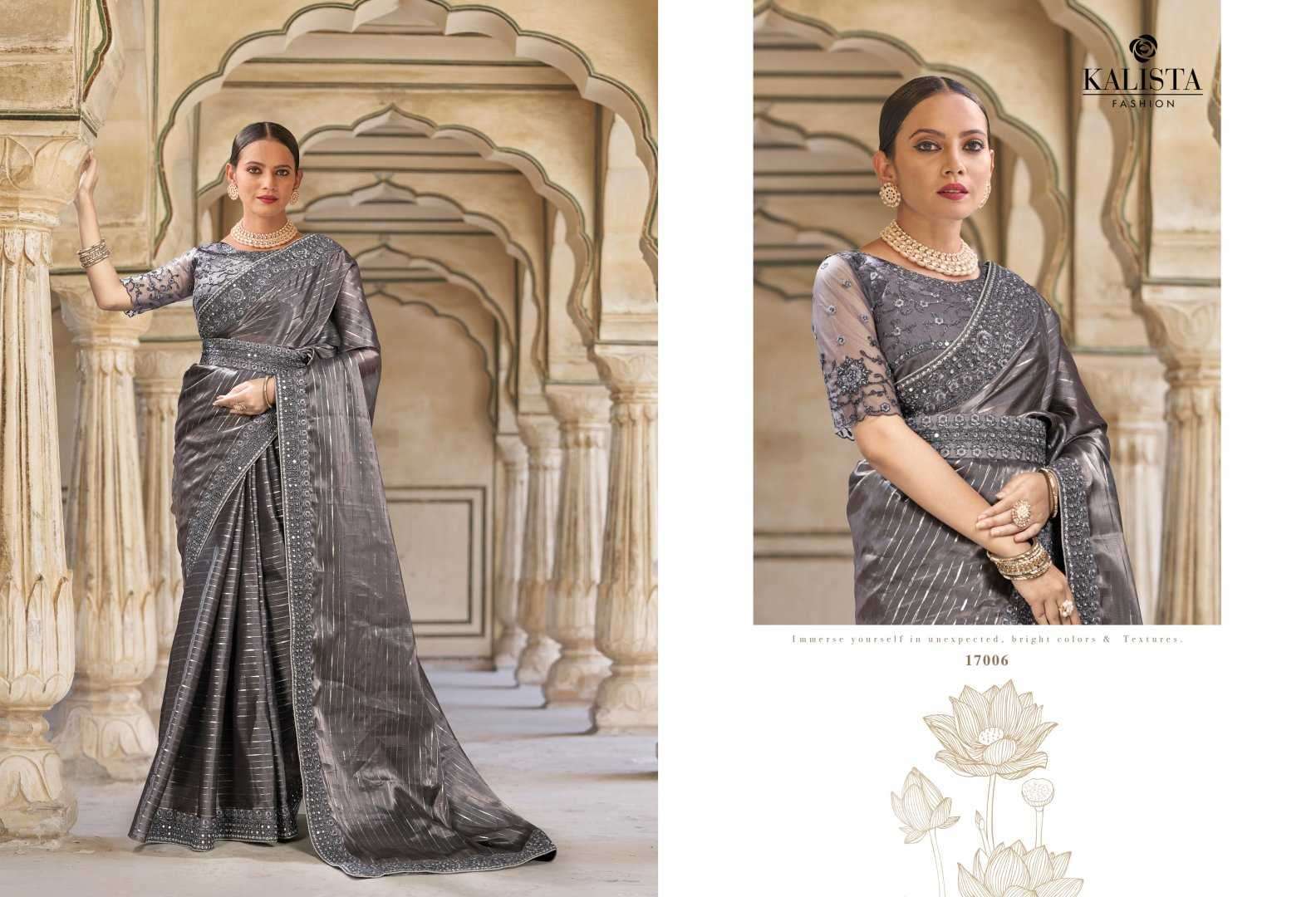 kalista fashion cindrella gold vol 2 series 23001-23006 fancy saree