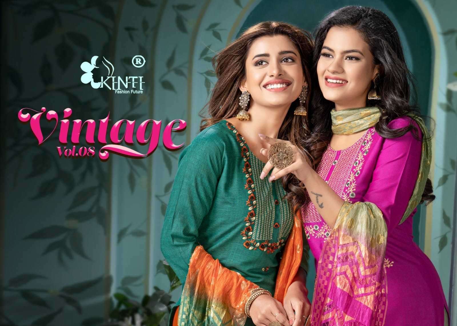 kinti vintage vol 8 series 801-808 Two Tone Rayon suit