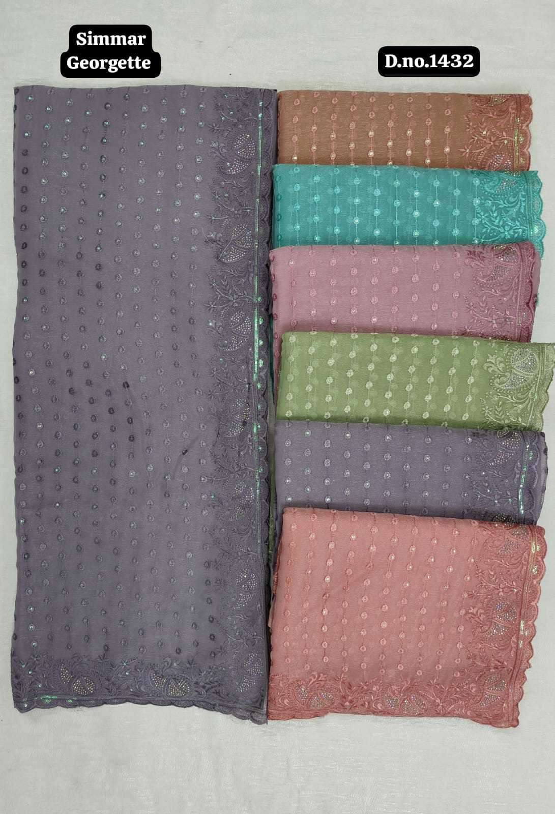 pr designer swarovski sequence work non catalogue ladies suits