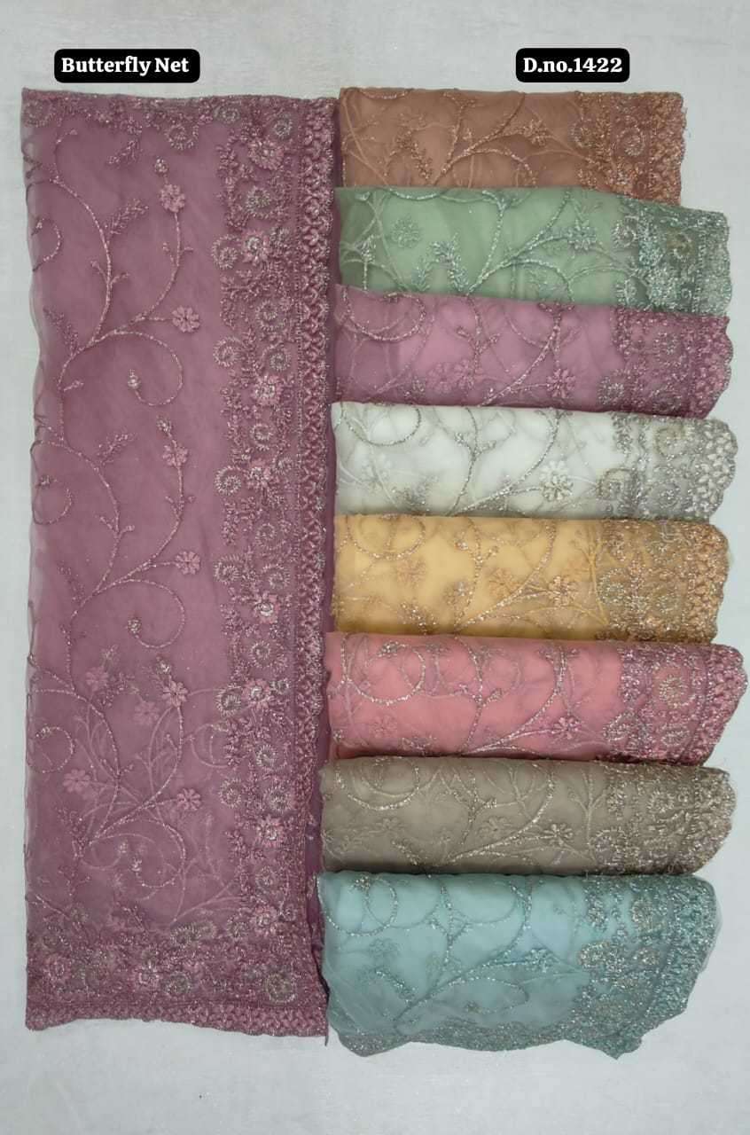 pr wow designer party wear net sarees non catalogue
