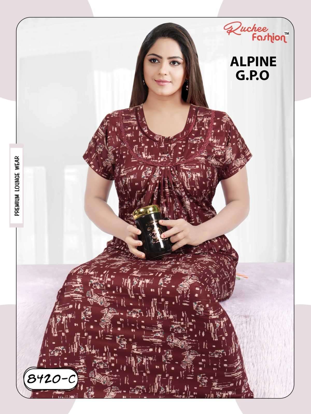 Nighties REYON Printed Ladies Night Gown at Rs 750/piece in Mumbai | ID:  12430010448