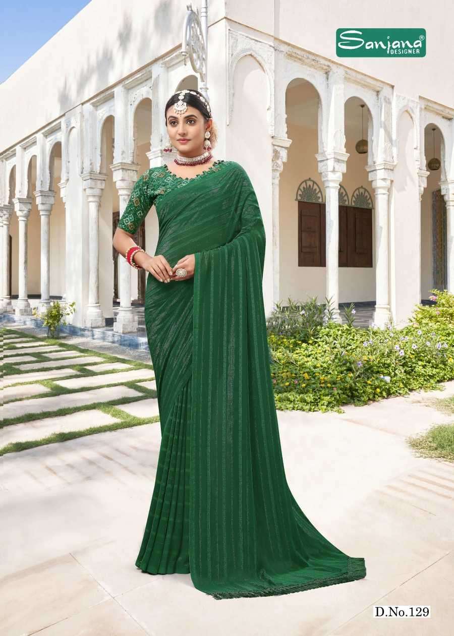 sanjana nency vol 5 series 125-130 weightless saree