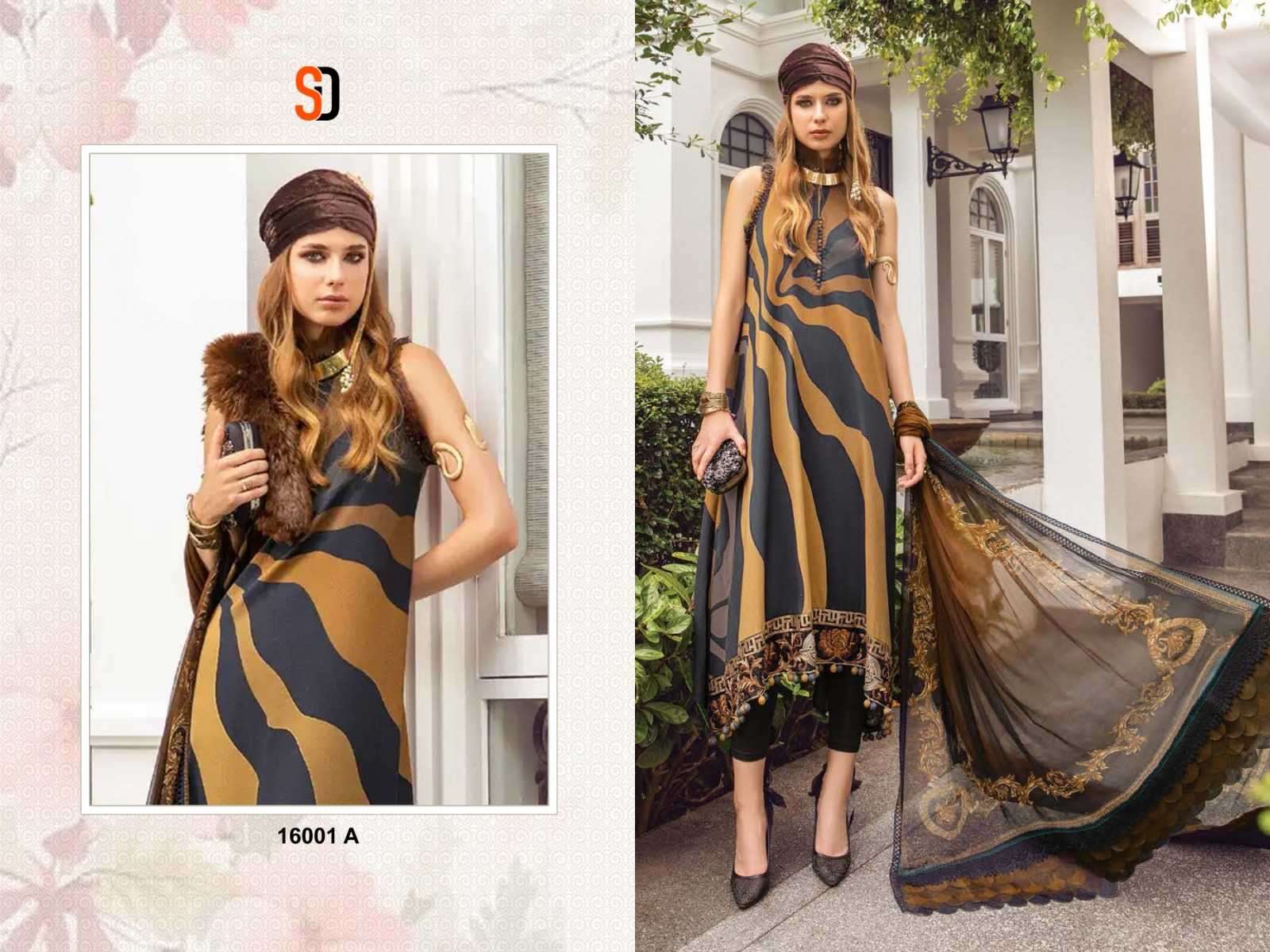 shraddha m print colors vol 16 series 16001 lawn cotton suit 
