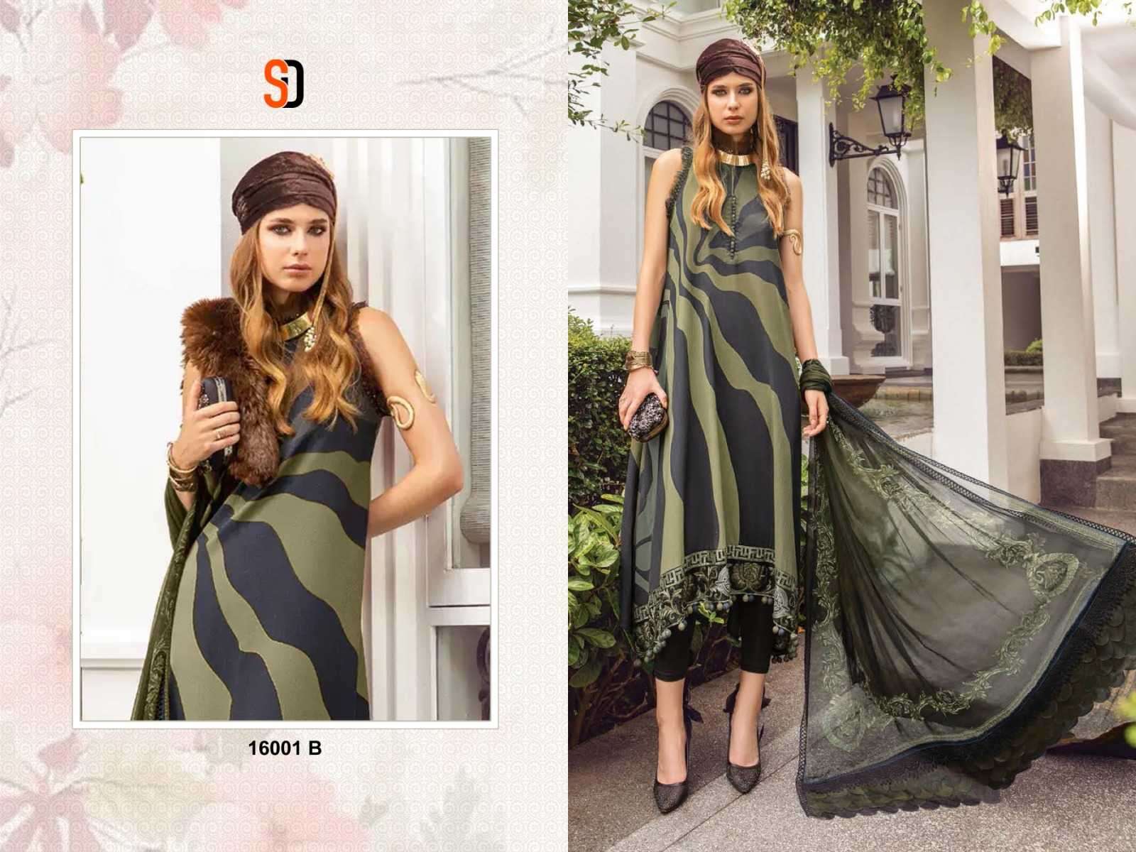 shraddha m print colors vol 16 series 16001 lawn cotton suit 