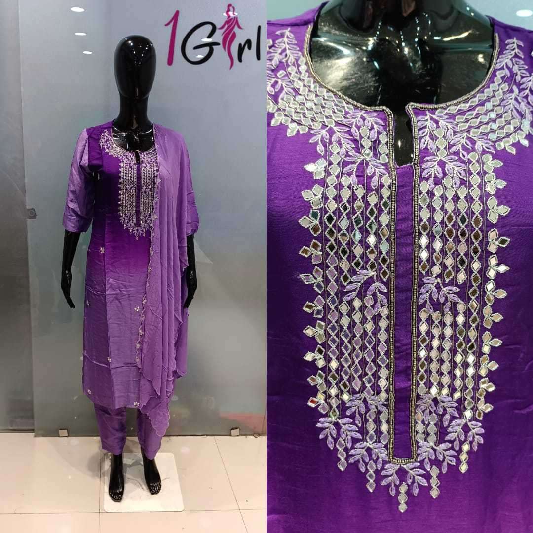 stree lifestyle 14011 color dola silk suit 