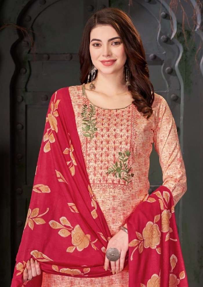 Al Karam Heritage Self Embroidery Work Vol-2 series 2001-2012 Pure Cotton suit