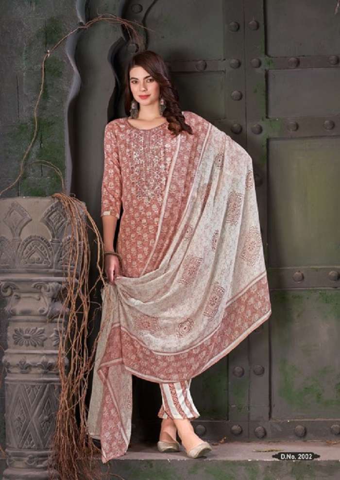 Al Karam Heritage Self Embroidery Work Vol-2 series 2001-2012 Pure Cotton suit