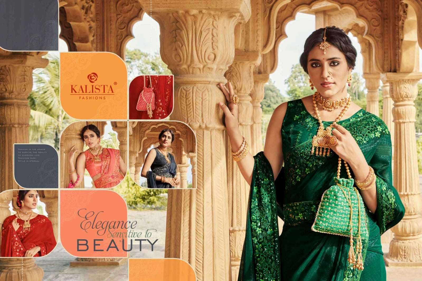 kalista fashion cindrella series 67462-67467 fancy saree