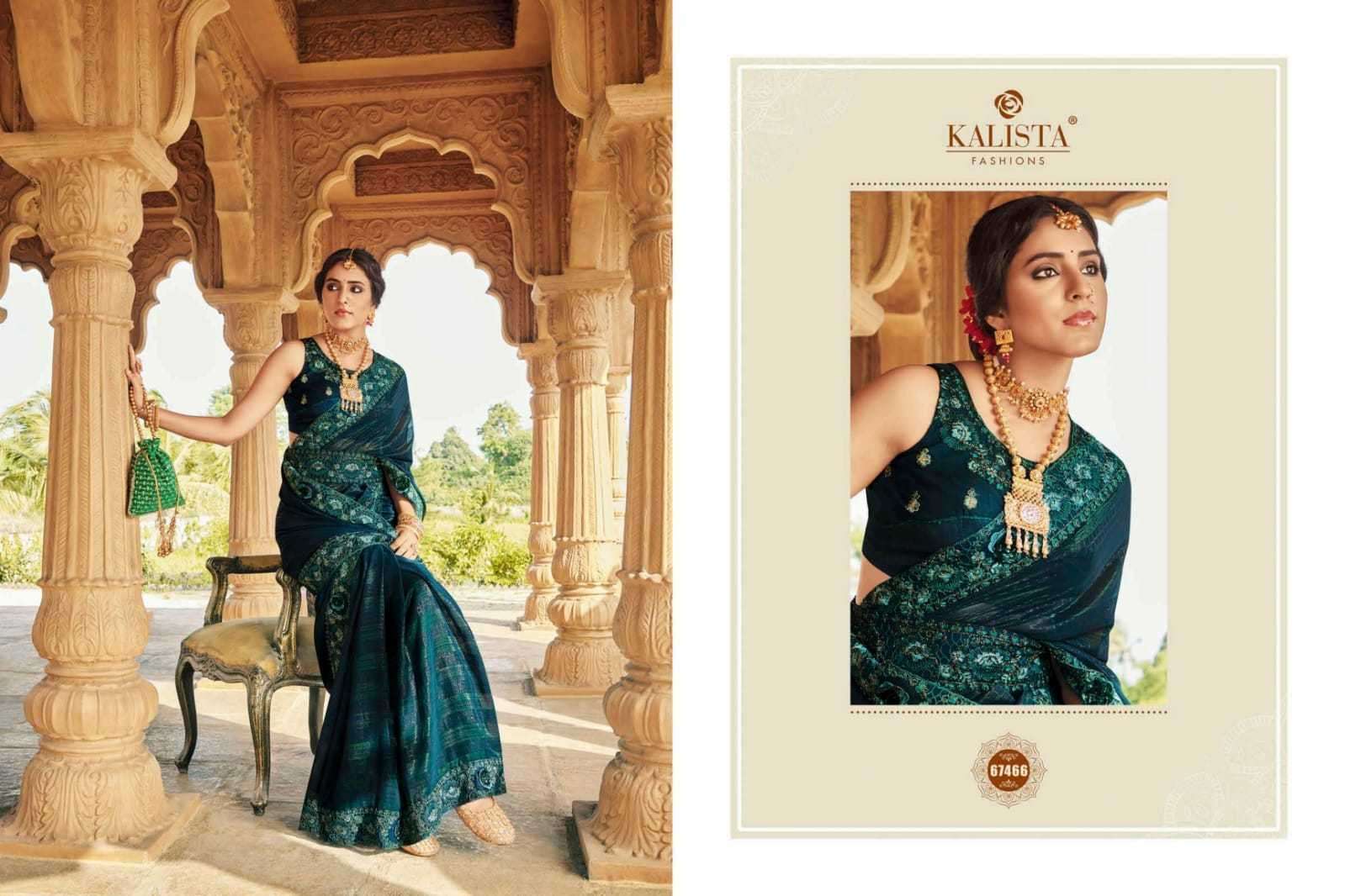 kalista fashion cindrella series 67462-67467 fancy saree