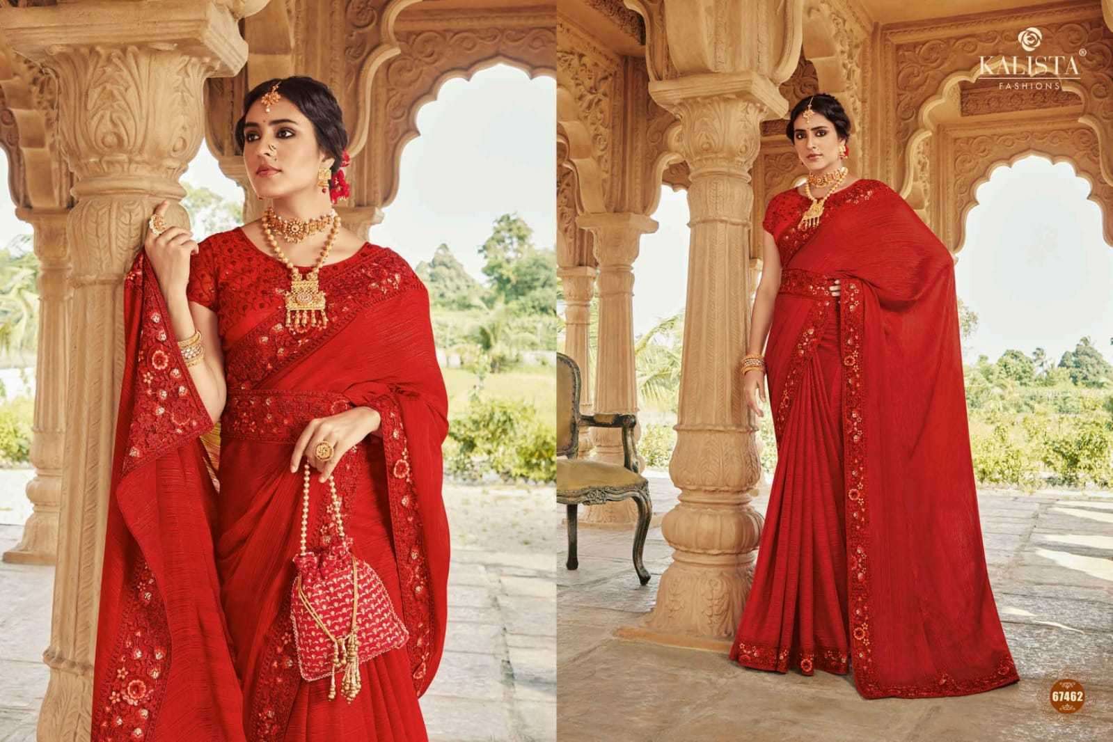 kalista fashion cindrella series 67462-67467 fancy saree