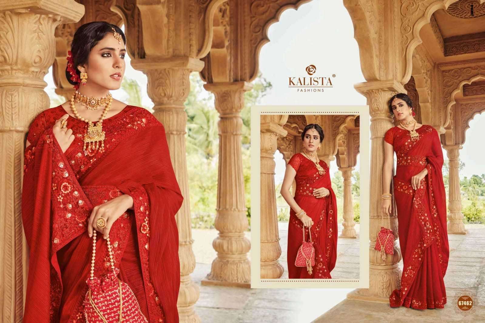 kalista fashion cindrella series 67462-67467 fancy saree