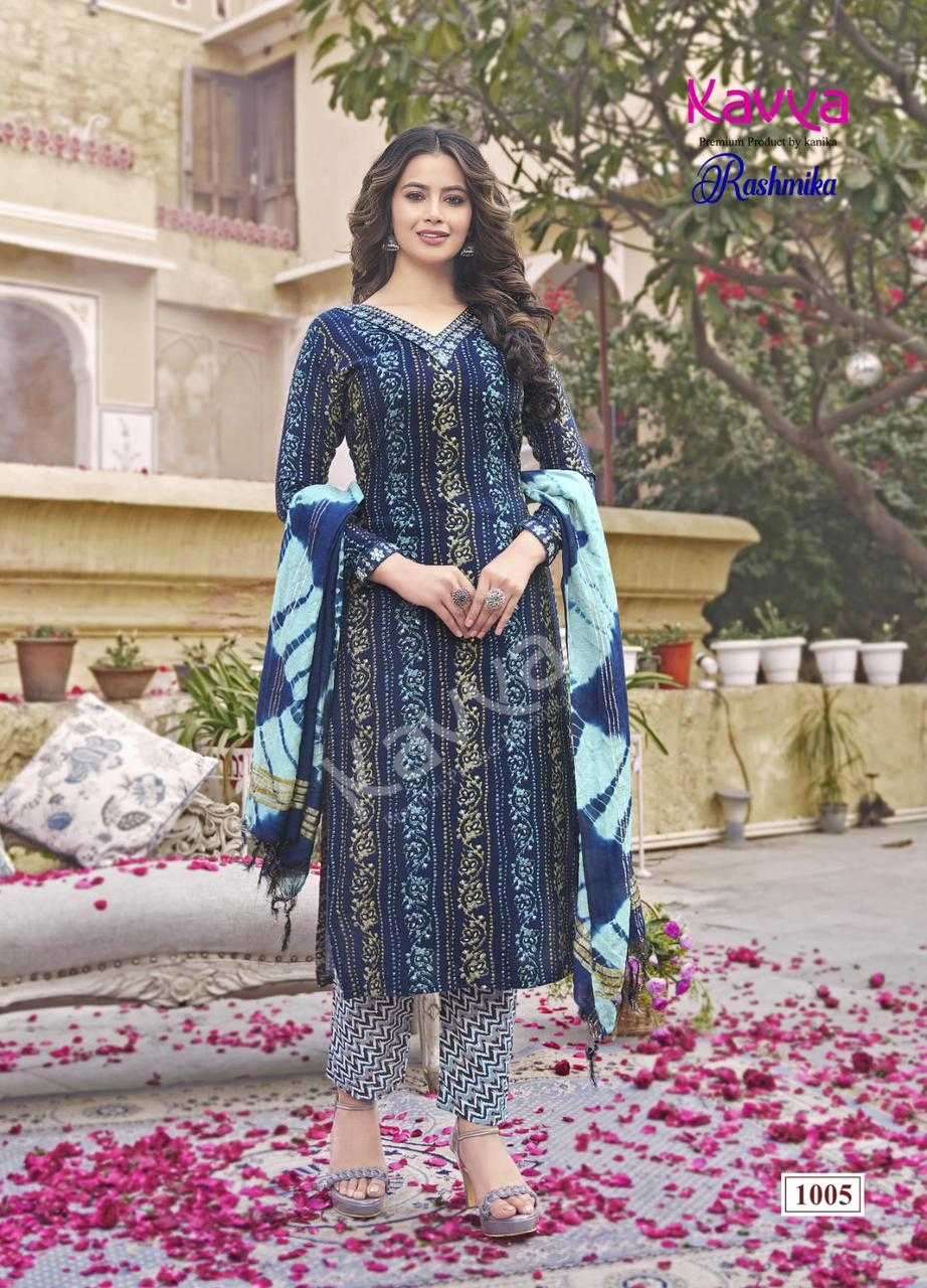 kavya rashmika vol 1 series 1001-1010 premium rayon suit