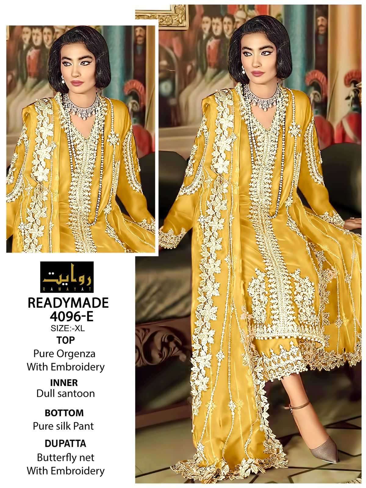 rawayat elan colors vol 9 4096 ef pure organza suit 
