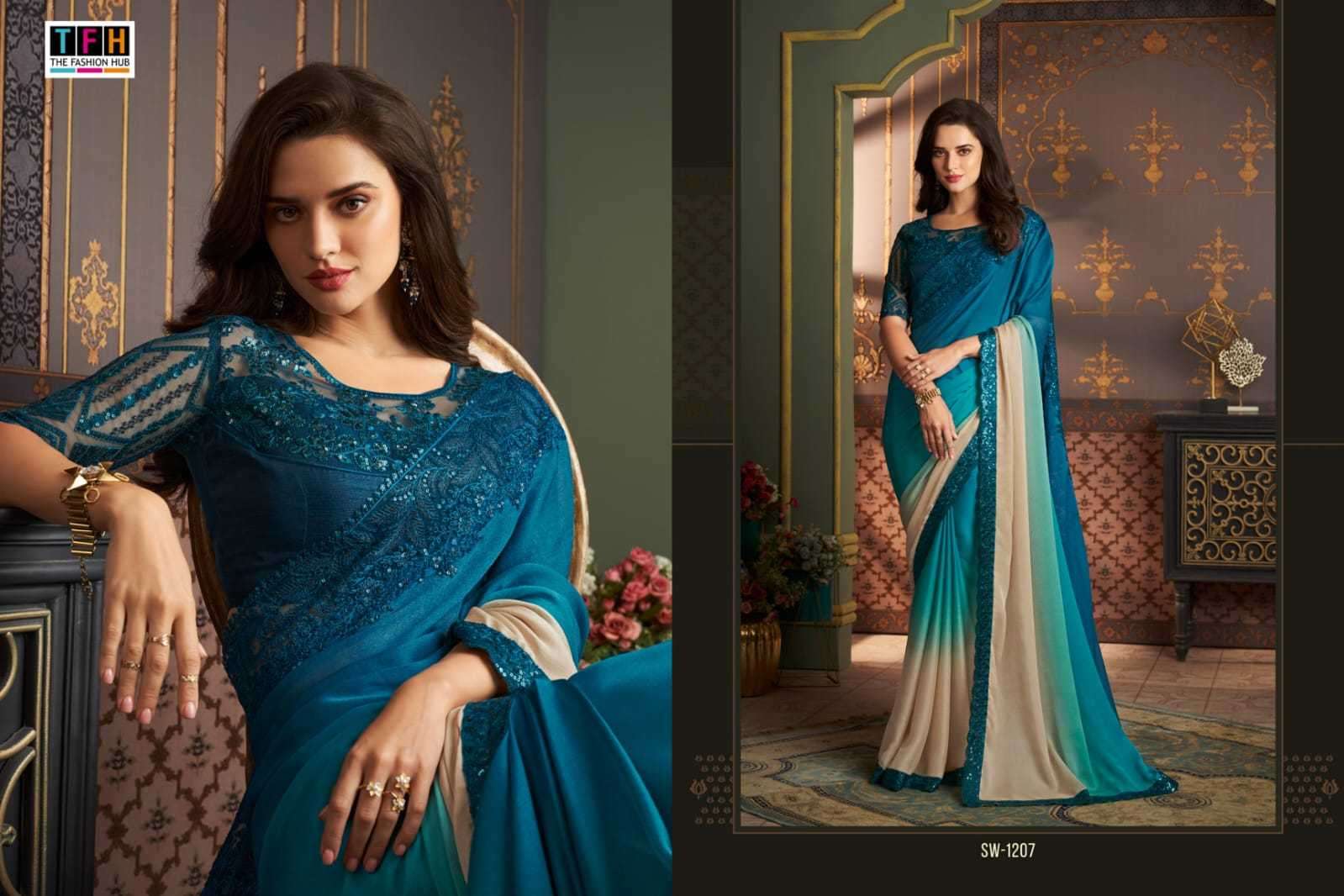 ASPIRE VOL-6 BY VISHAL PRINTS 41481 TO 41492 SERIES FANCY DESIGNER SAREES