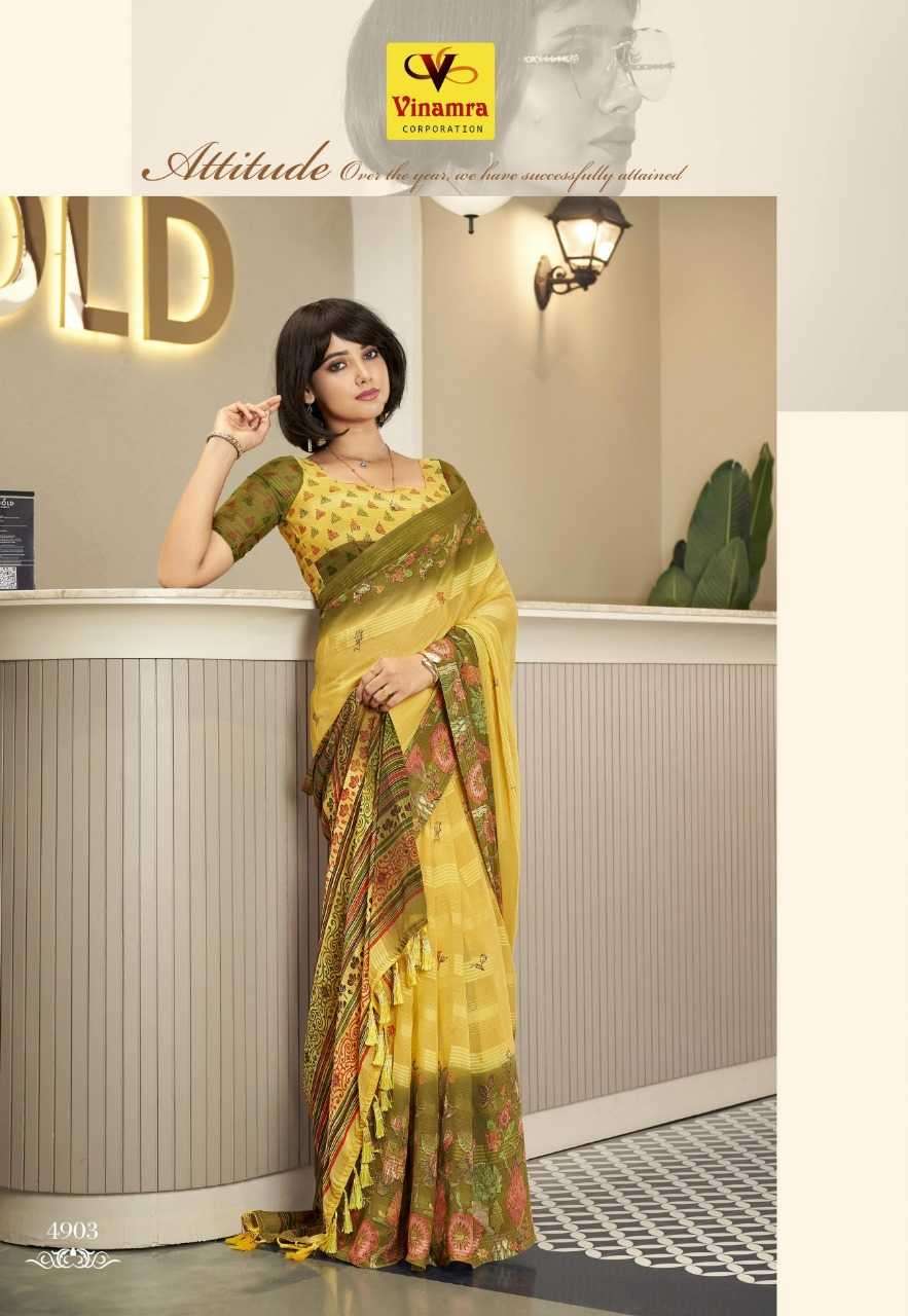 Pre Order : Blissful Yellow Woven Banarasi Designer Silk Saree With Em –  Zari Banaras