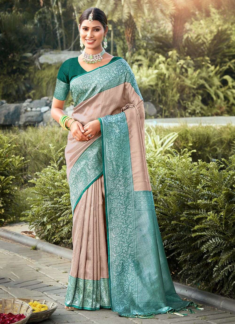 bunawat ektara silk series 1001-1006 kanjivaram silk saree