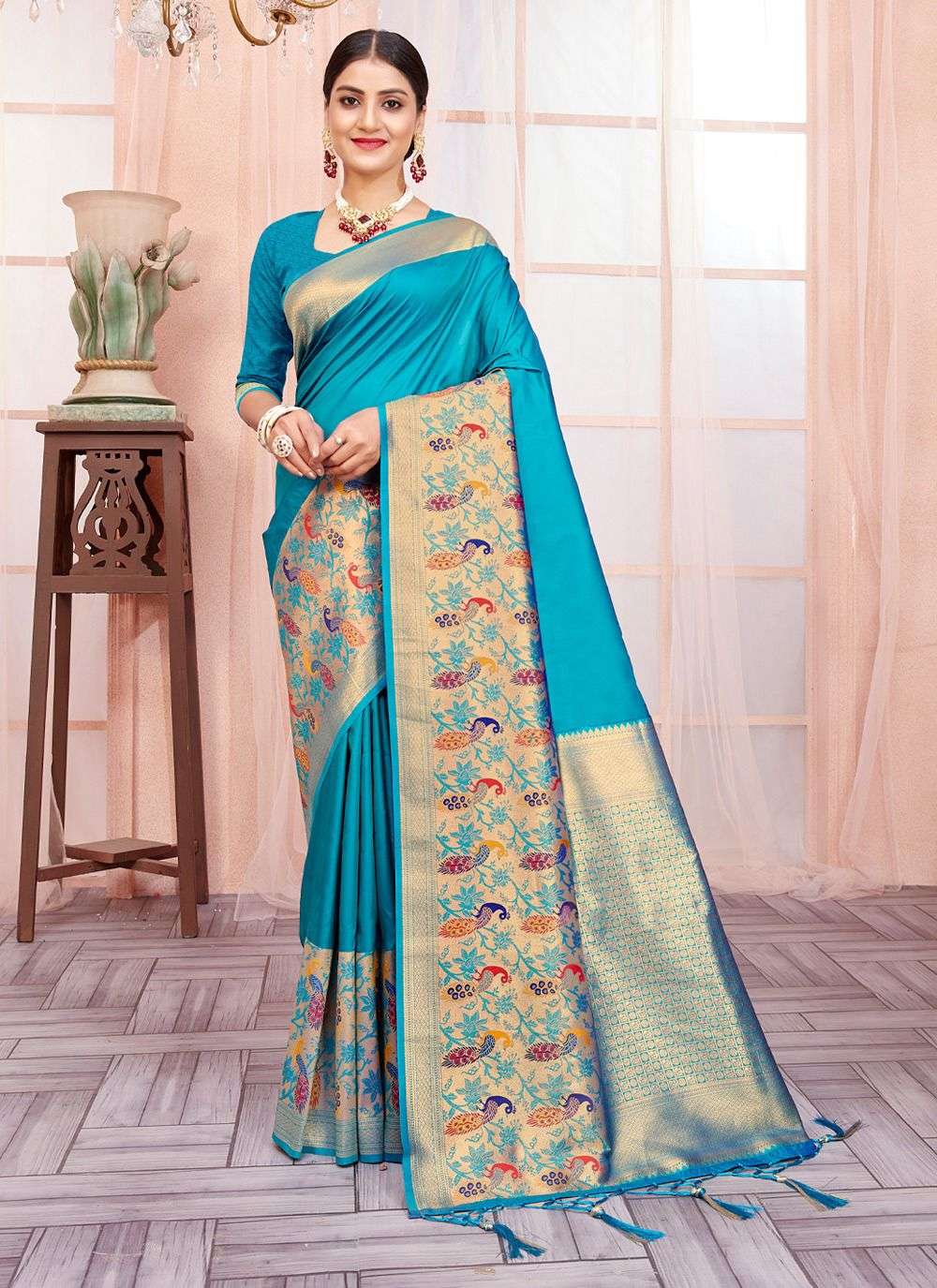 bunawat supreme silk series 1001-1006 silk saree