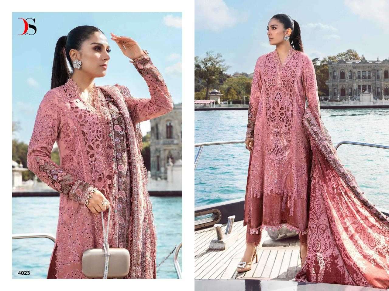deepsy suits embroidered 24 vol 2 series 4021-4024 Rayon cotton suit