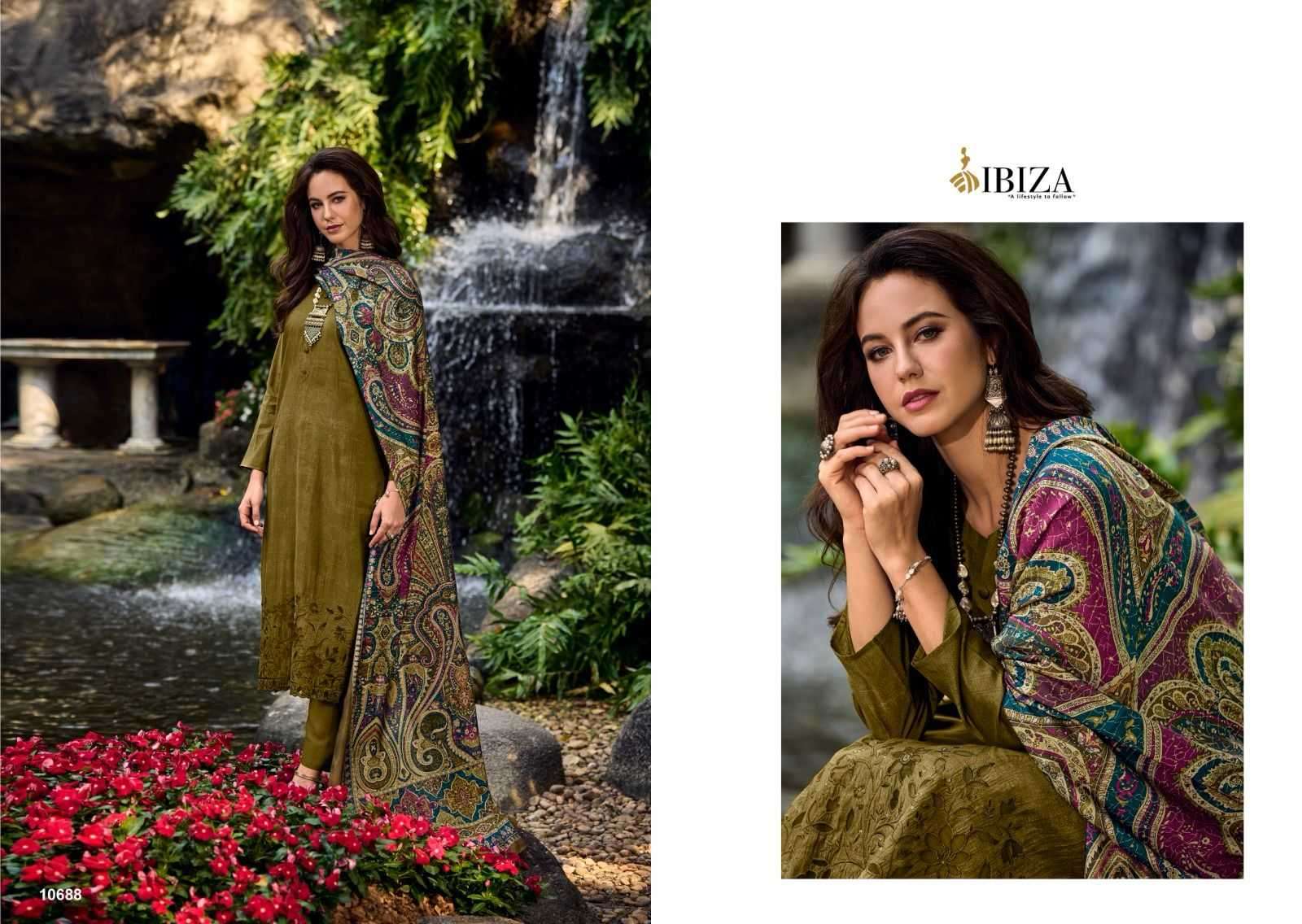 ibiza suit gulistan series 10683-10690 pure muslin suit 