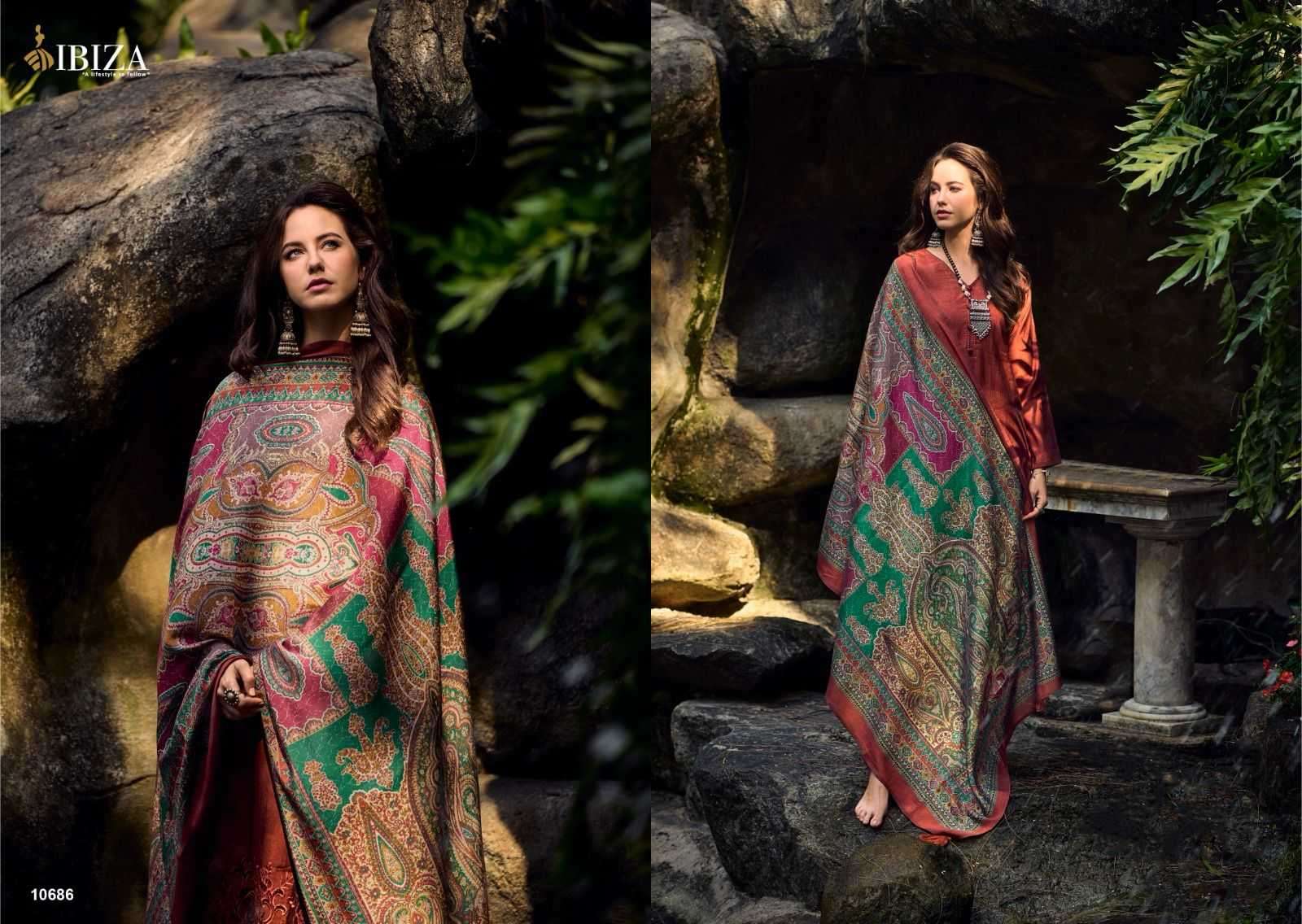ibiza suit gulistan series 10683-10690 pure muslin suit 