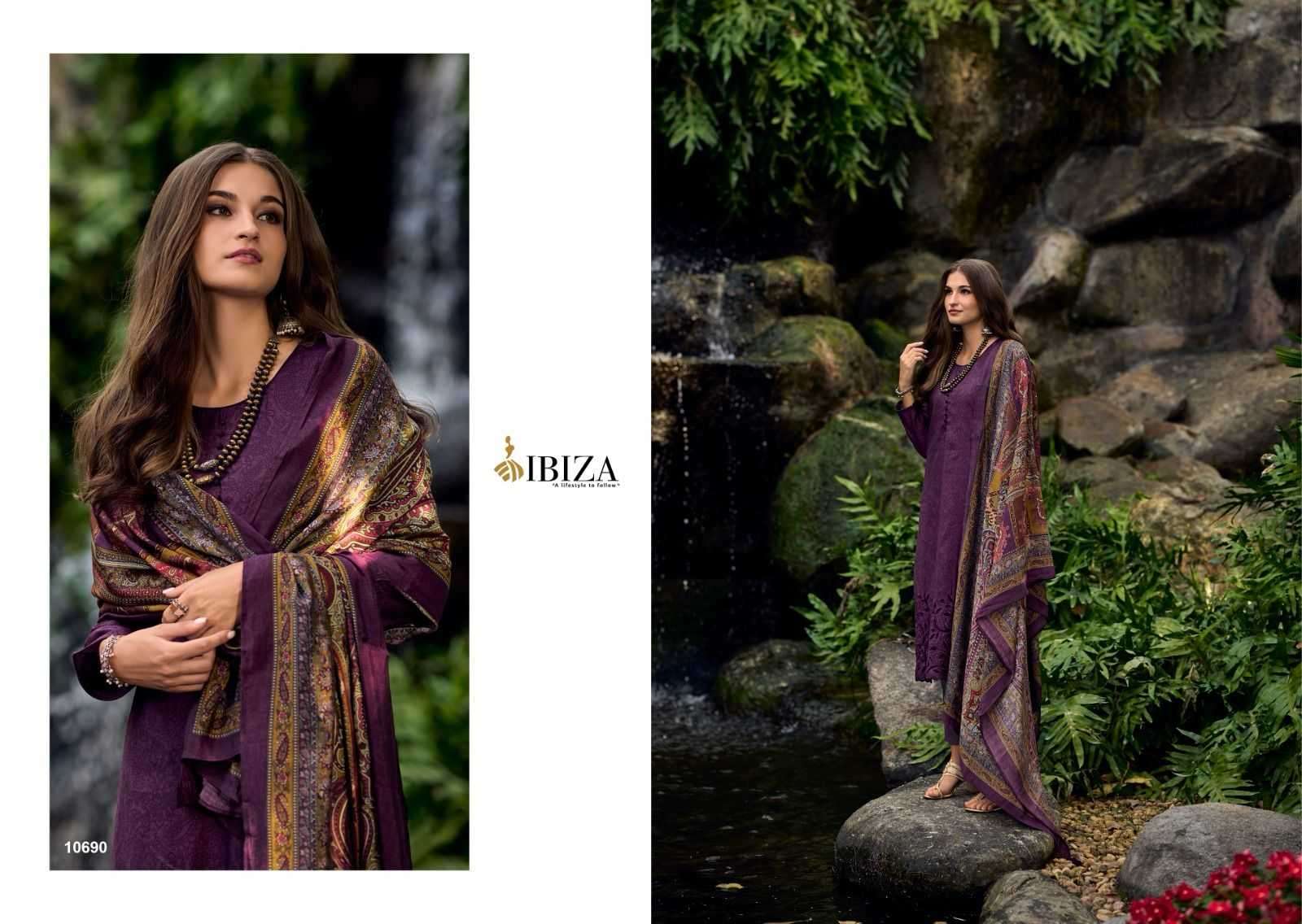 ibiza suit gulistan series 10683-10690 pure muslin suit 